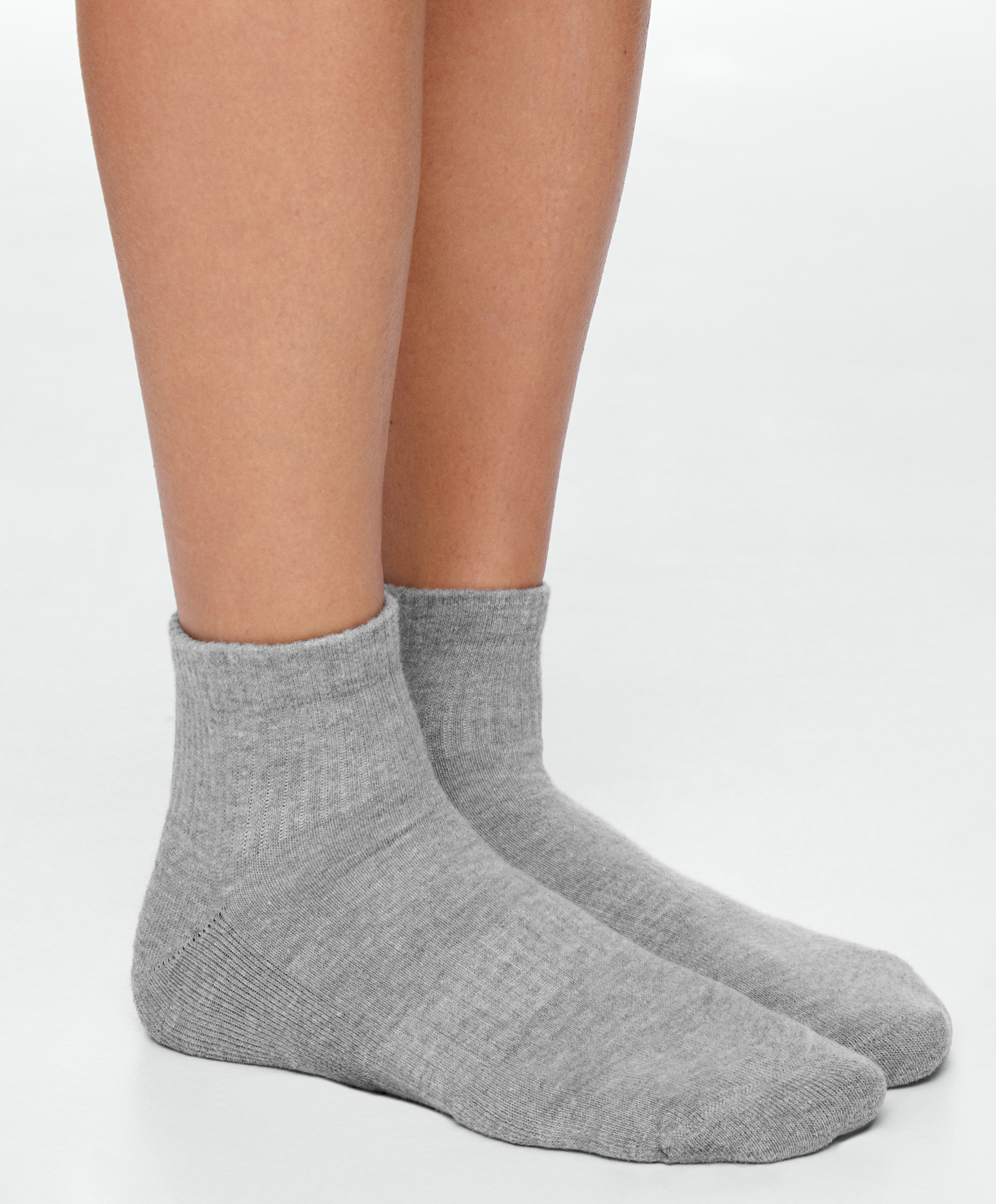 3 pairs of quarter sports socks with cotton