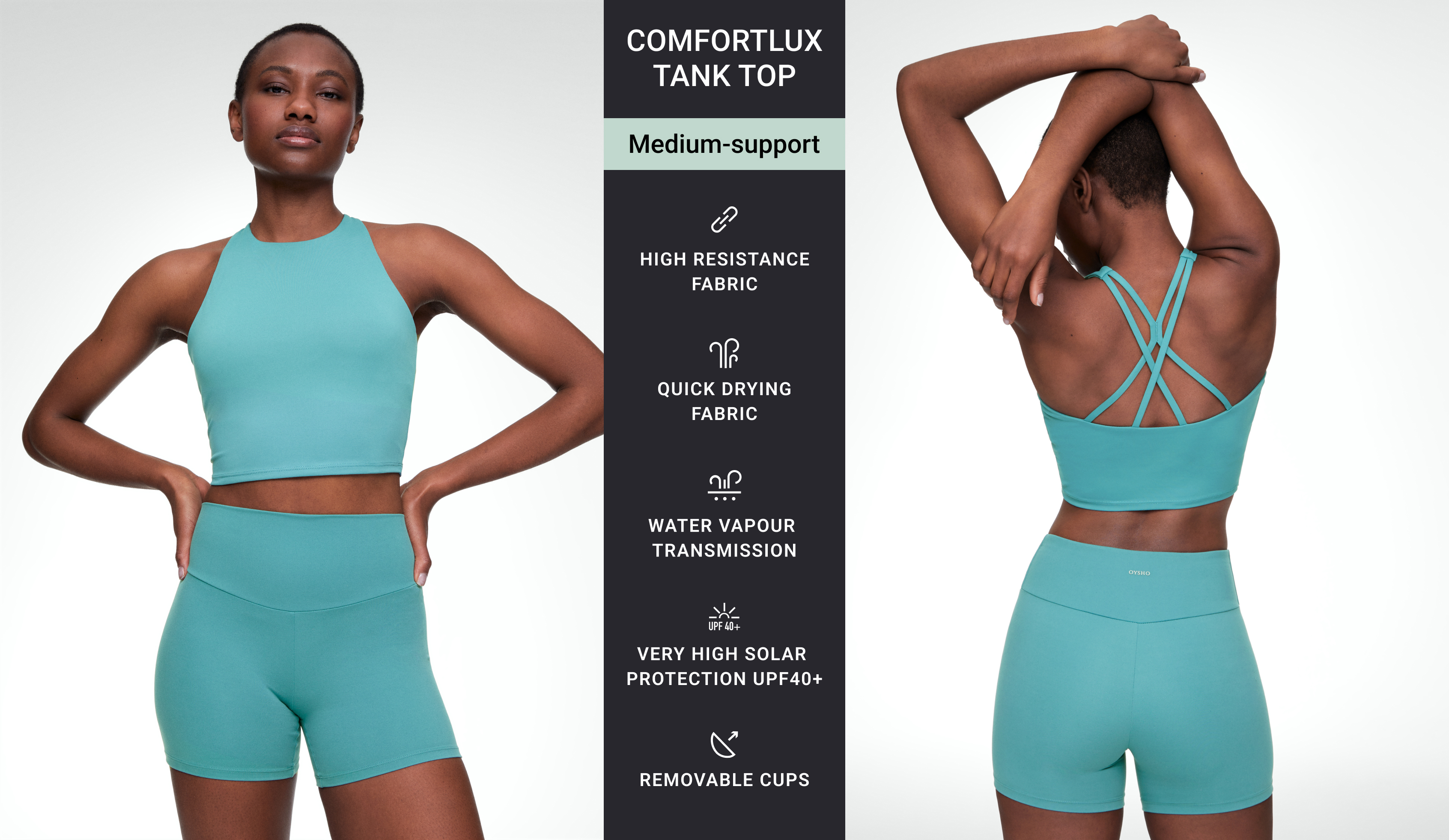 Comfortlux strap tank top