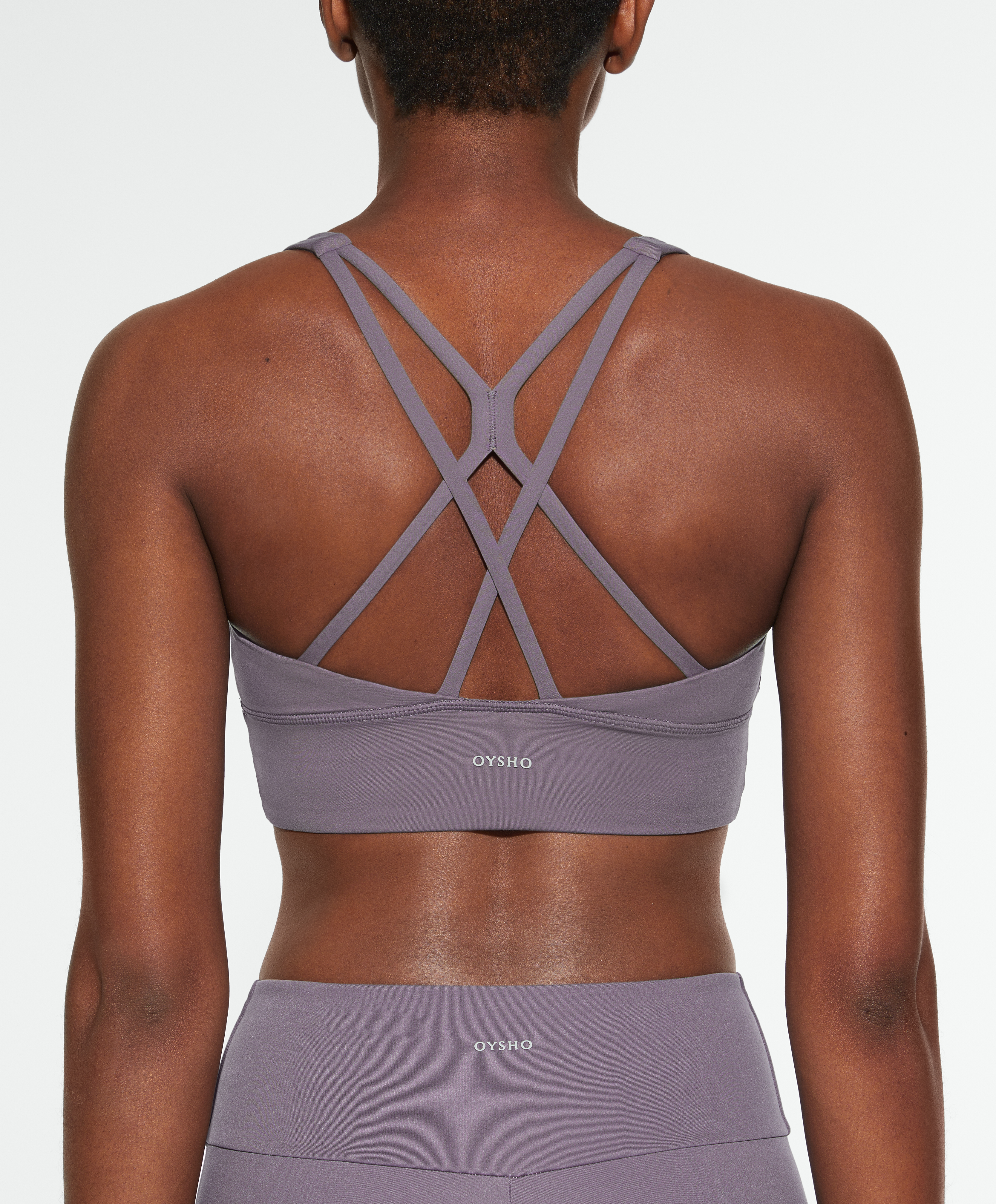 Medium-support sports bra with cups