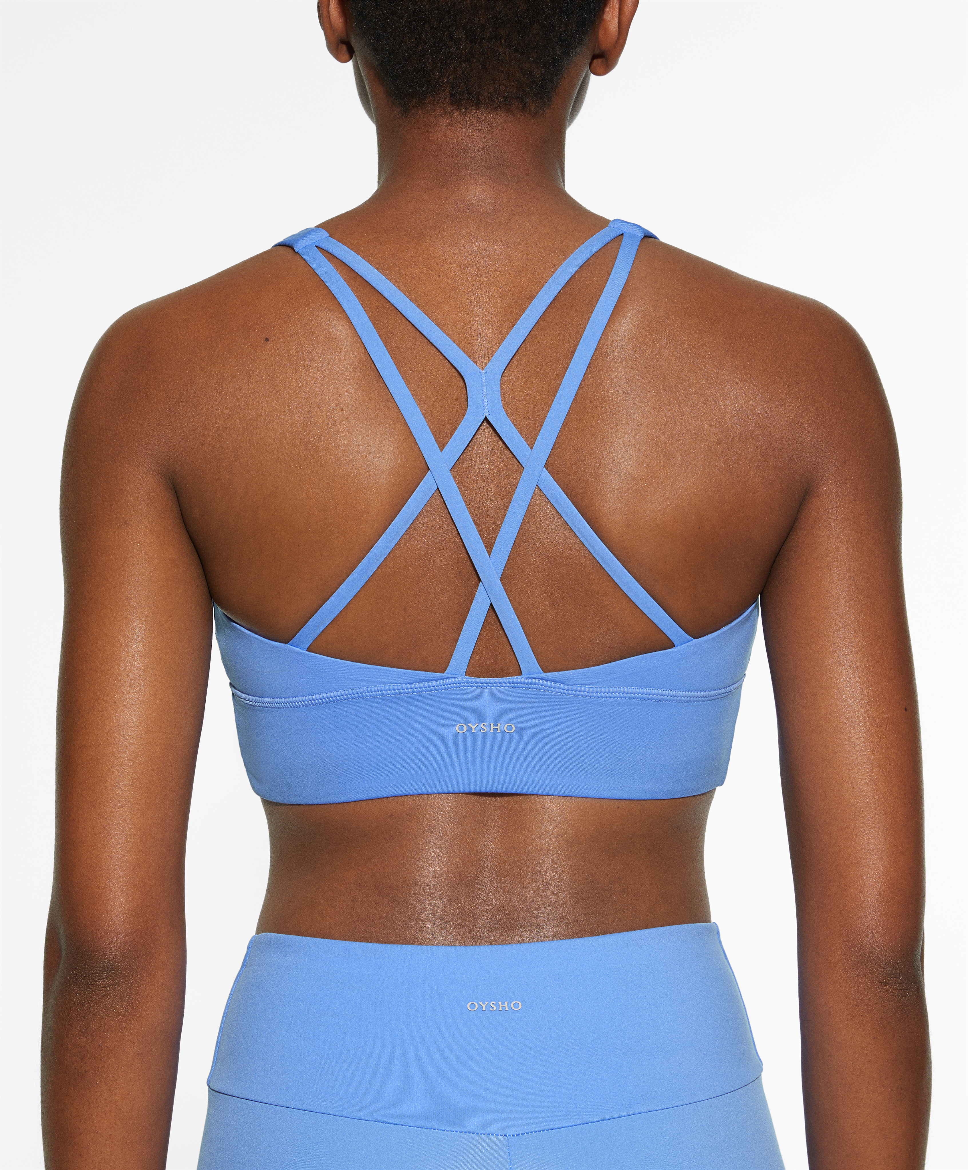 Medium-support sports bra with cups