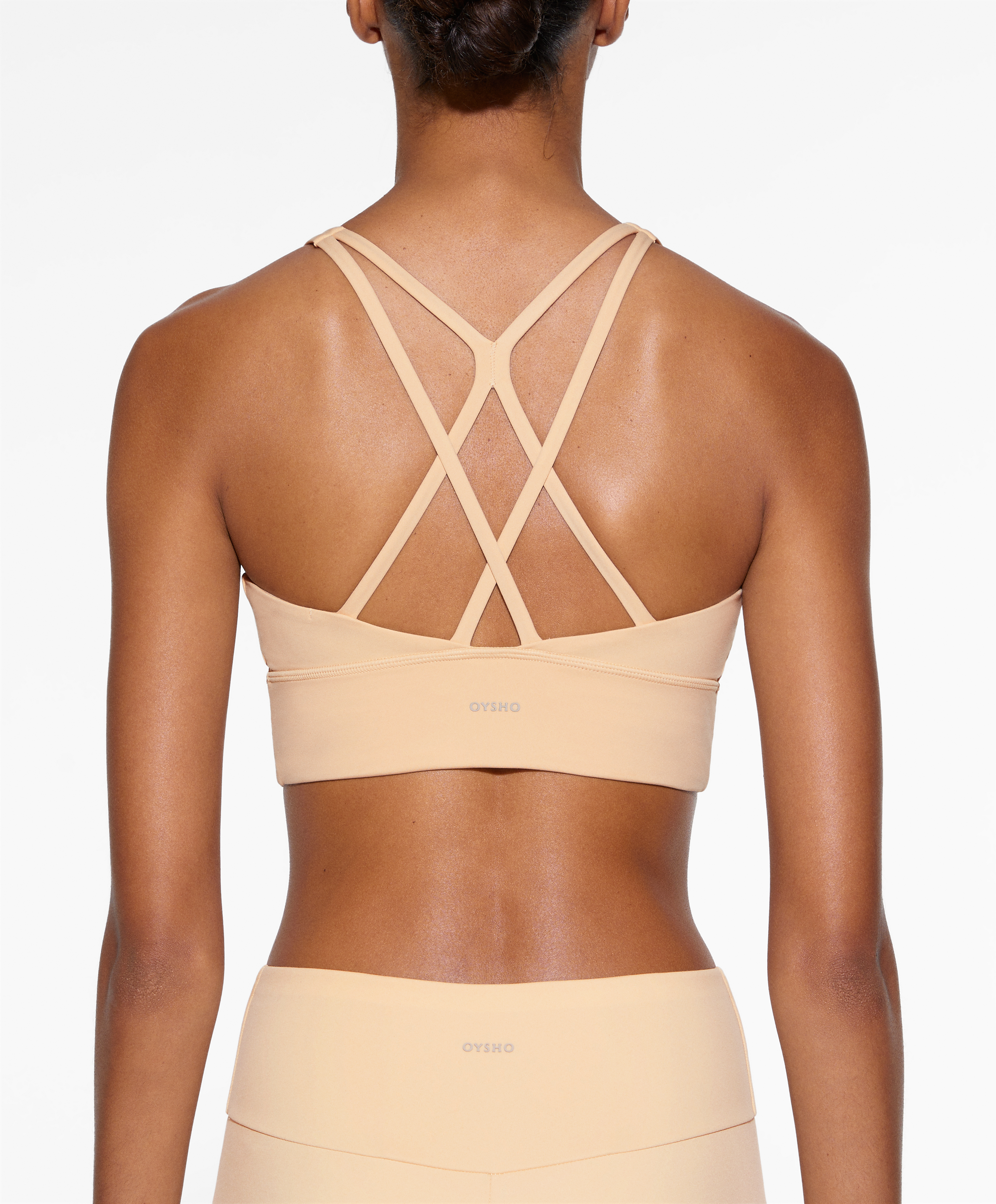 Medium-support sports bra with cups
