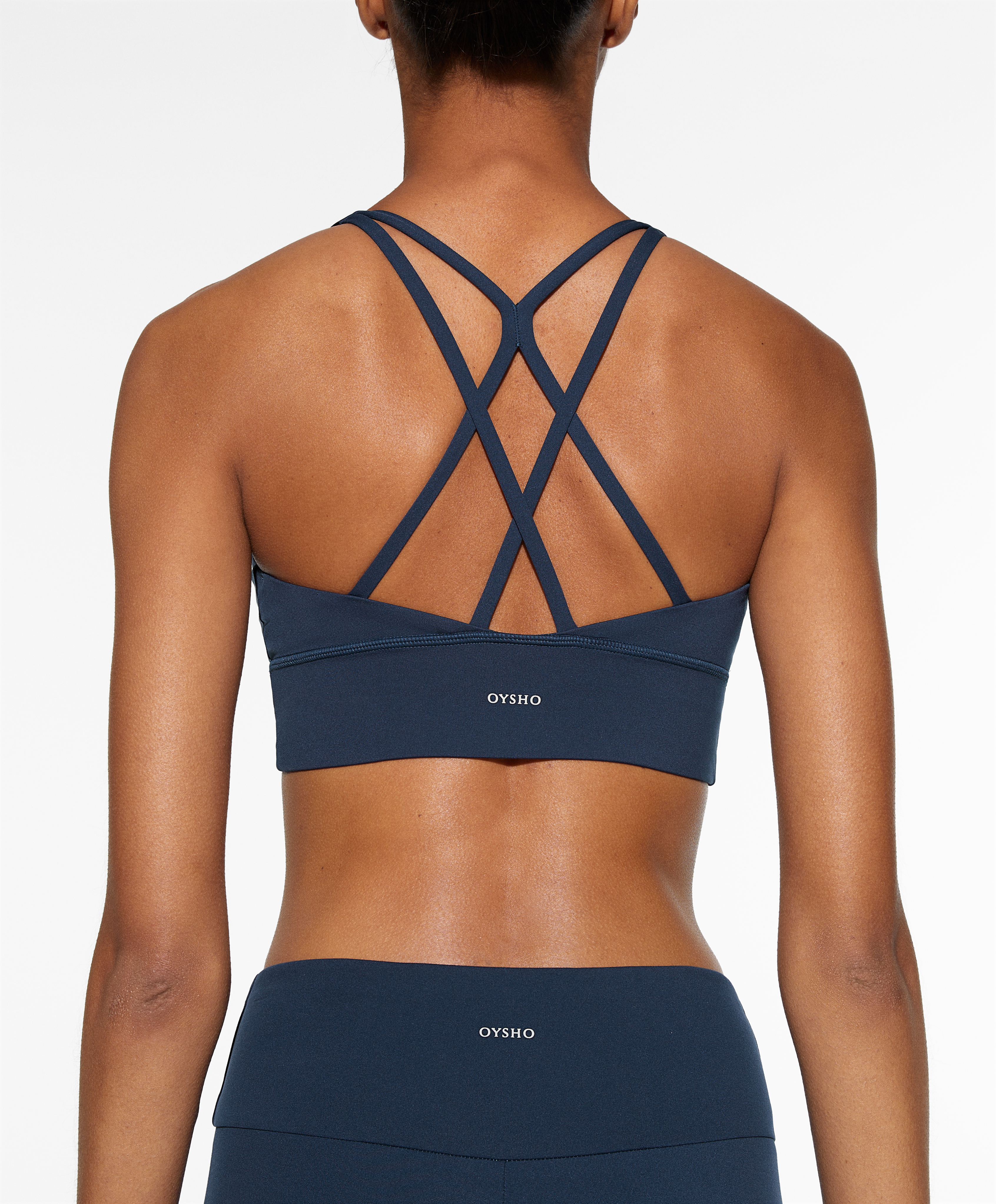 Medium-support sports bra with cups