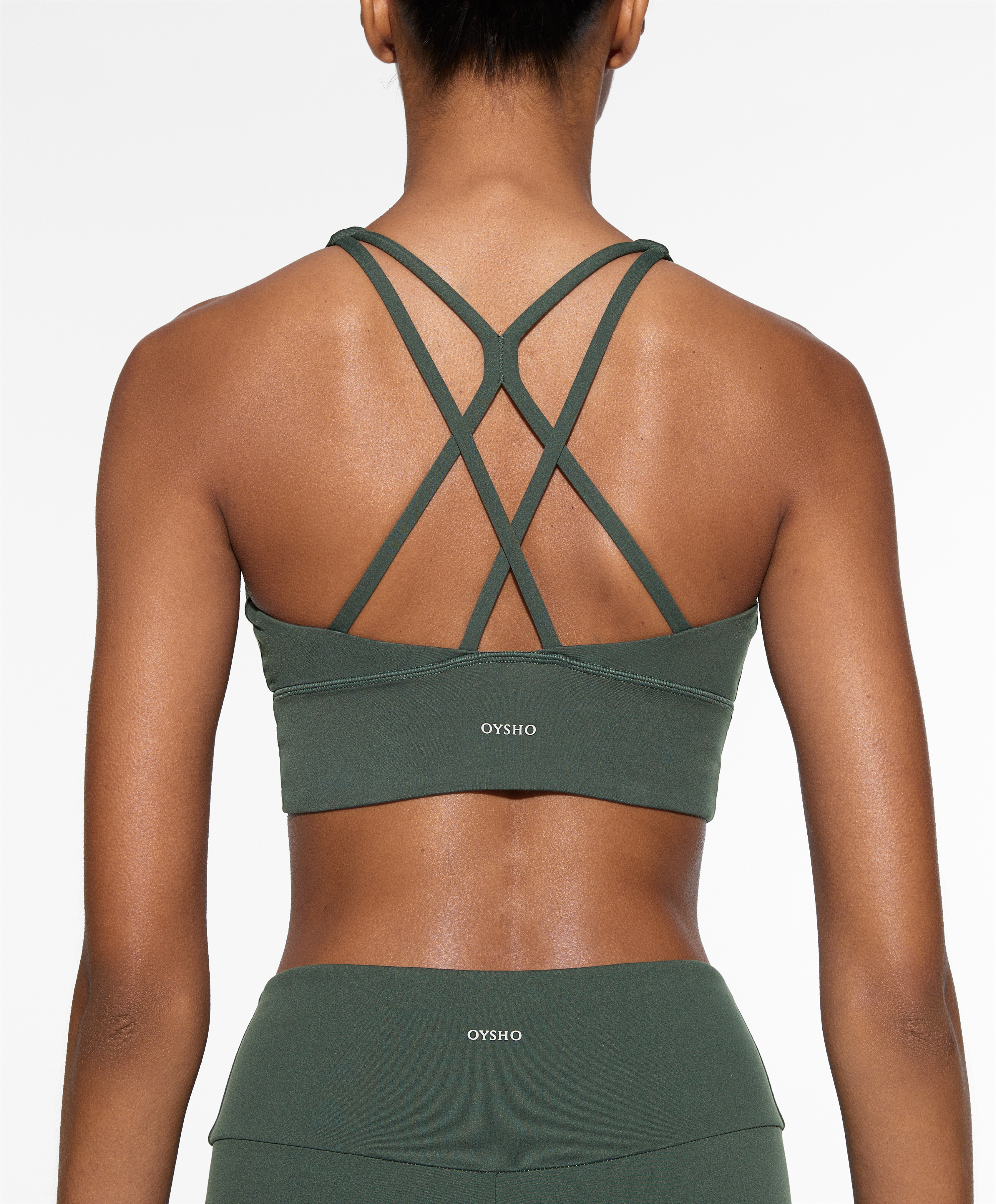 Medium-support sports bra with cups
