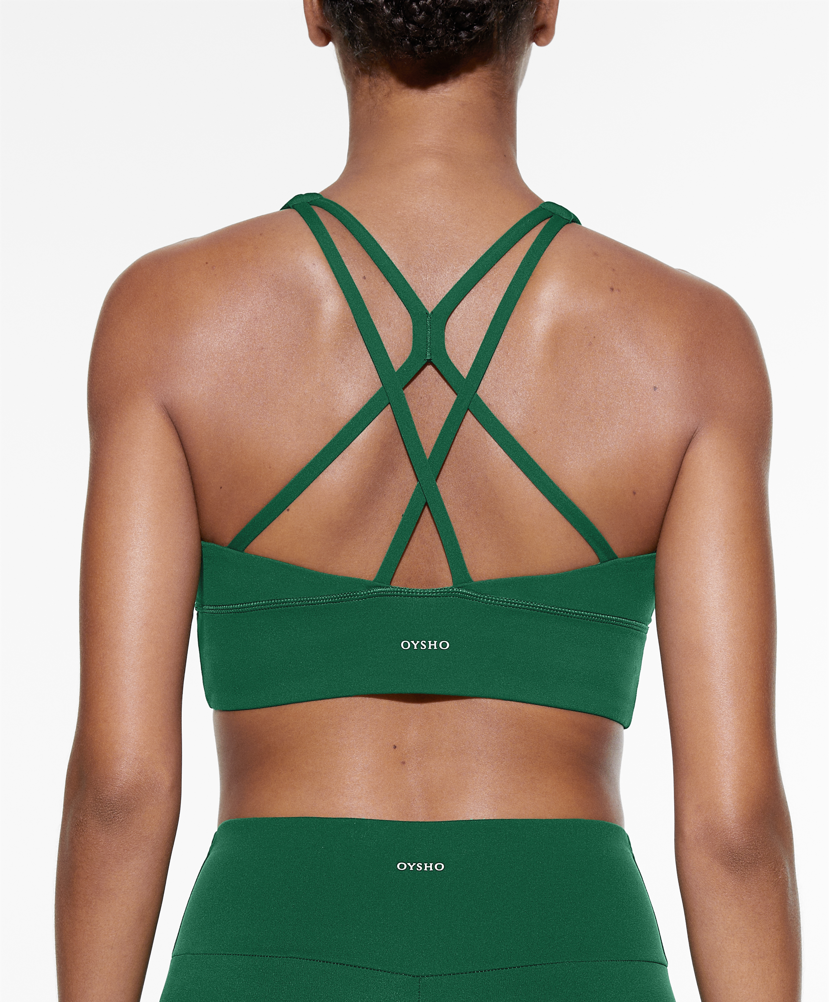 Medium-support sports bra with cups