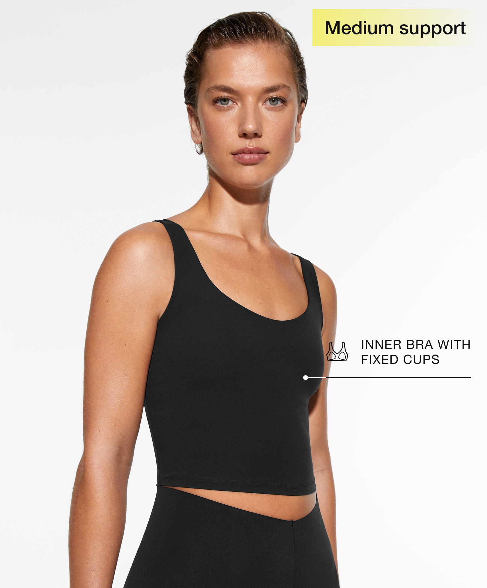 Tank top light touch avec bonnets
