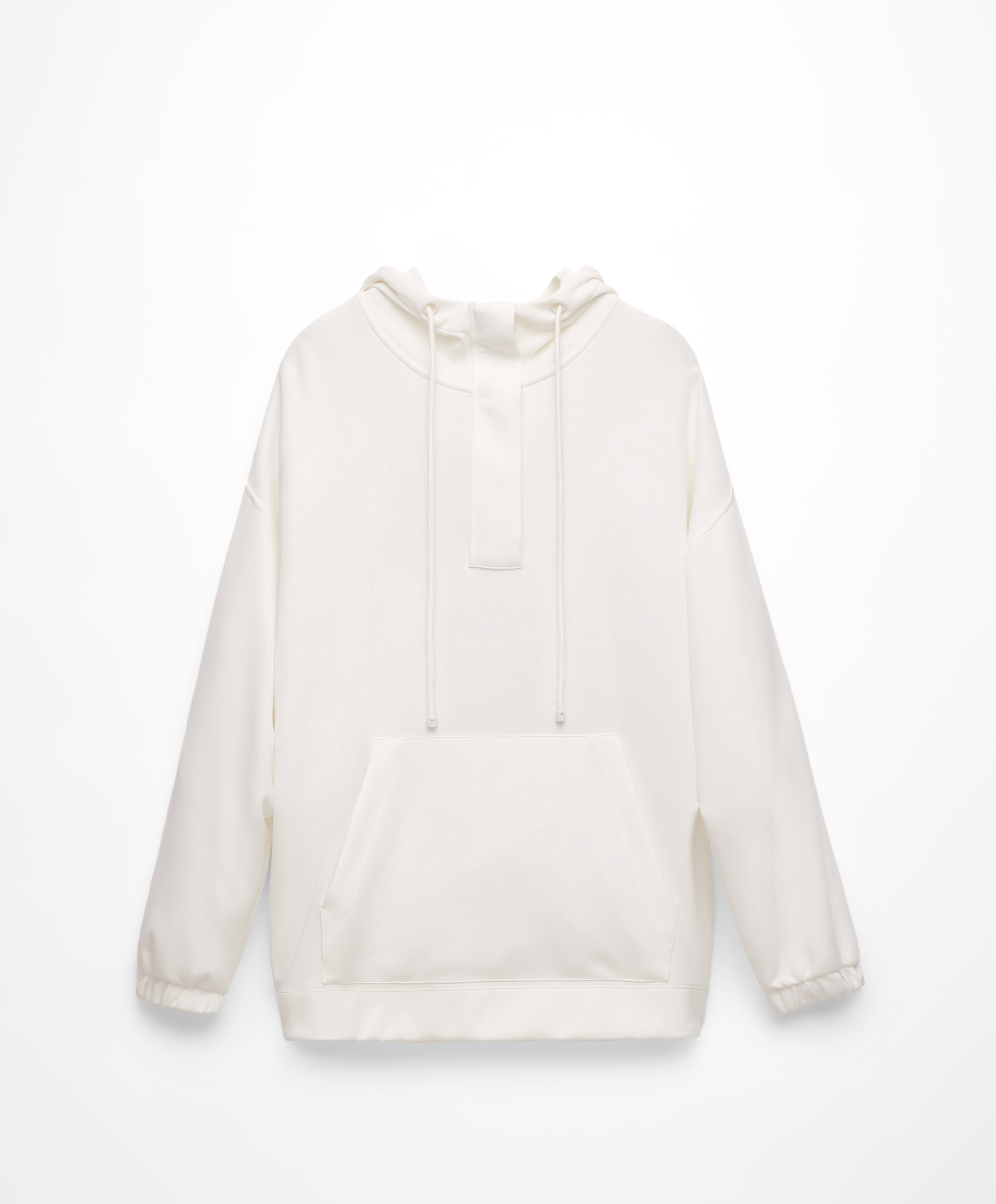 Zip soft touch modal oversize sweater