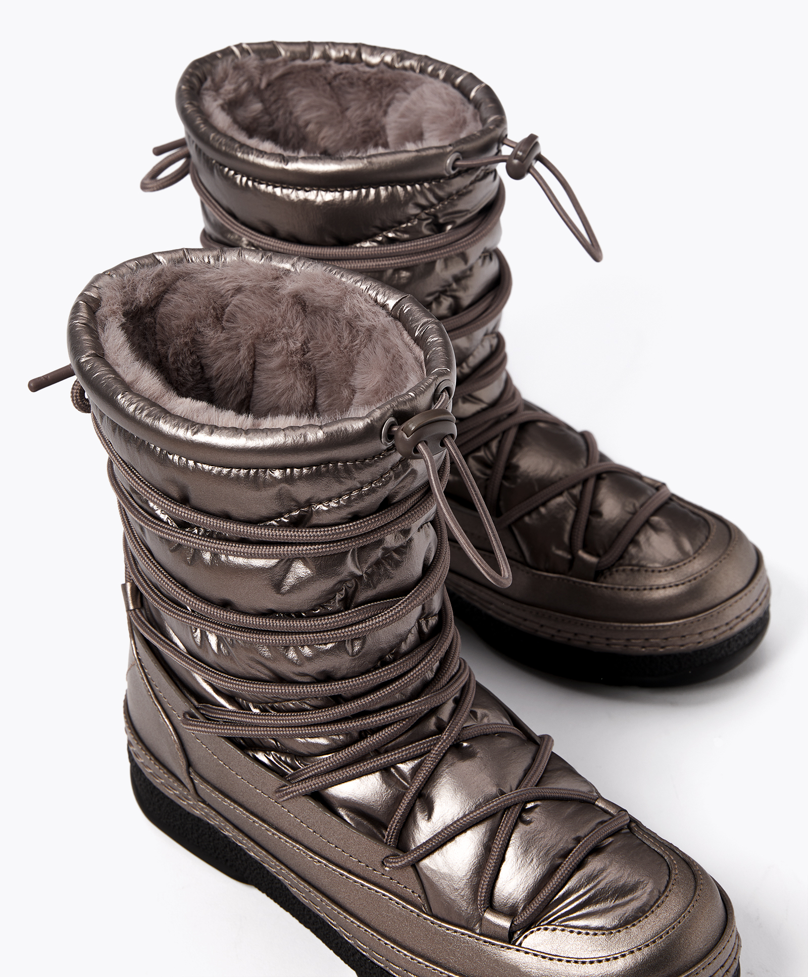 Bota après-SKI metalizado - Botas Zapatos | OYSHO