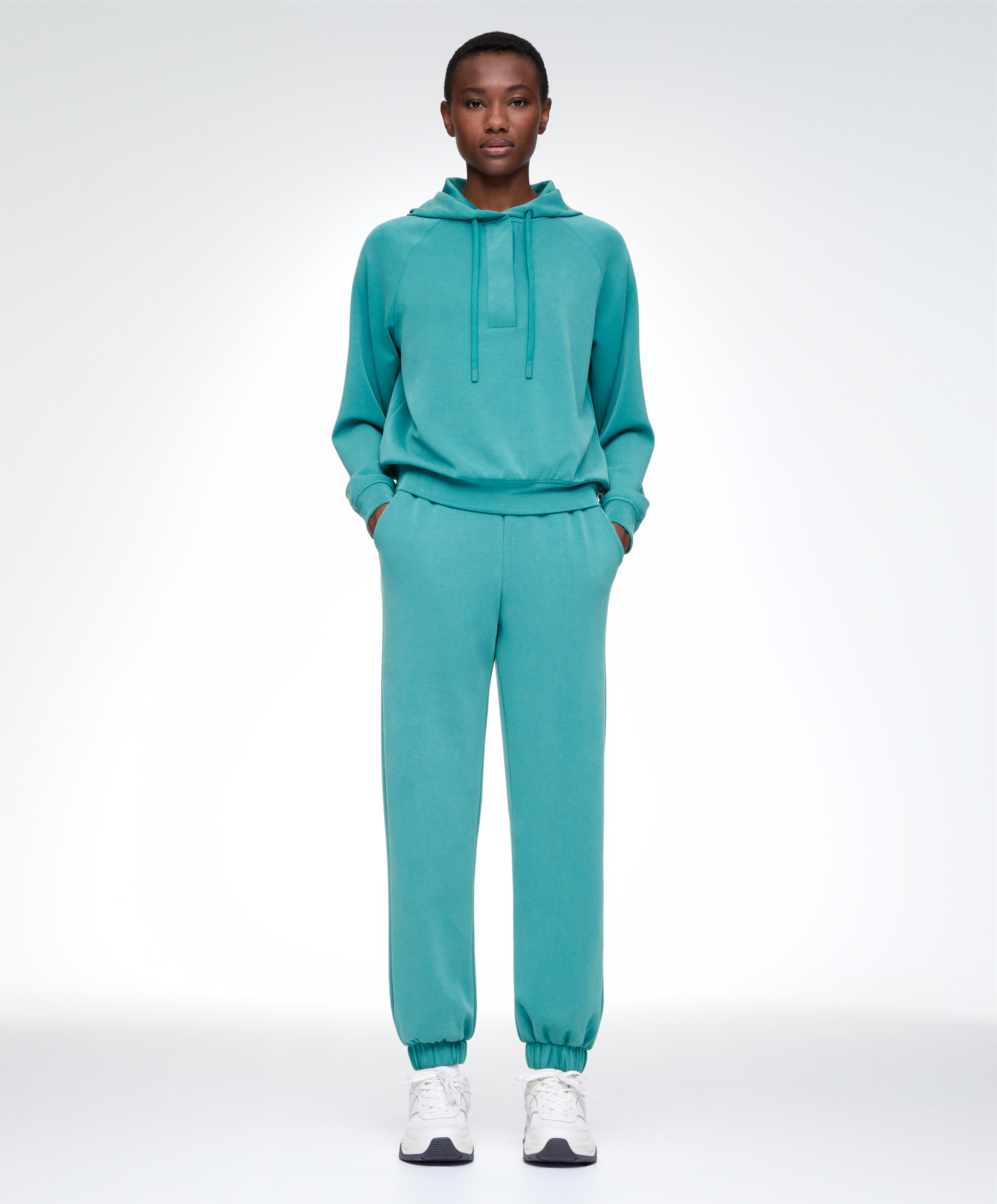 Turquoise modal tracksuit