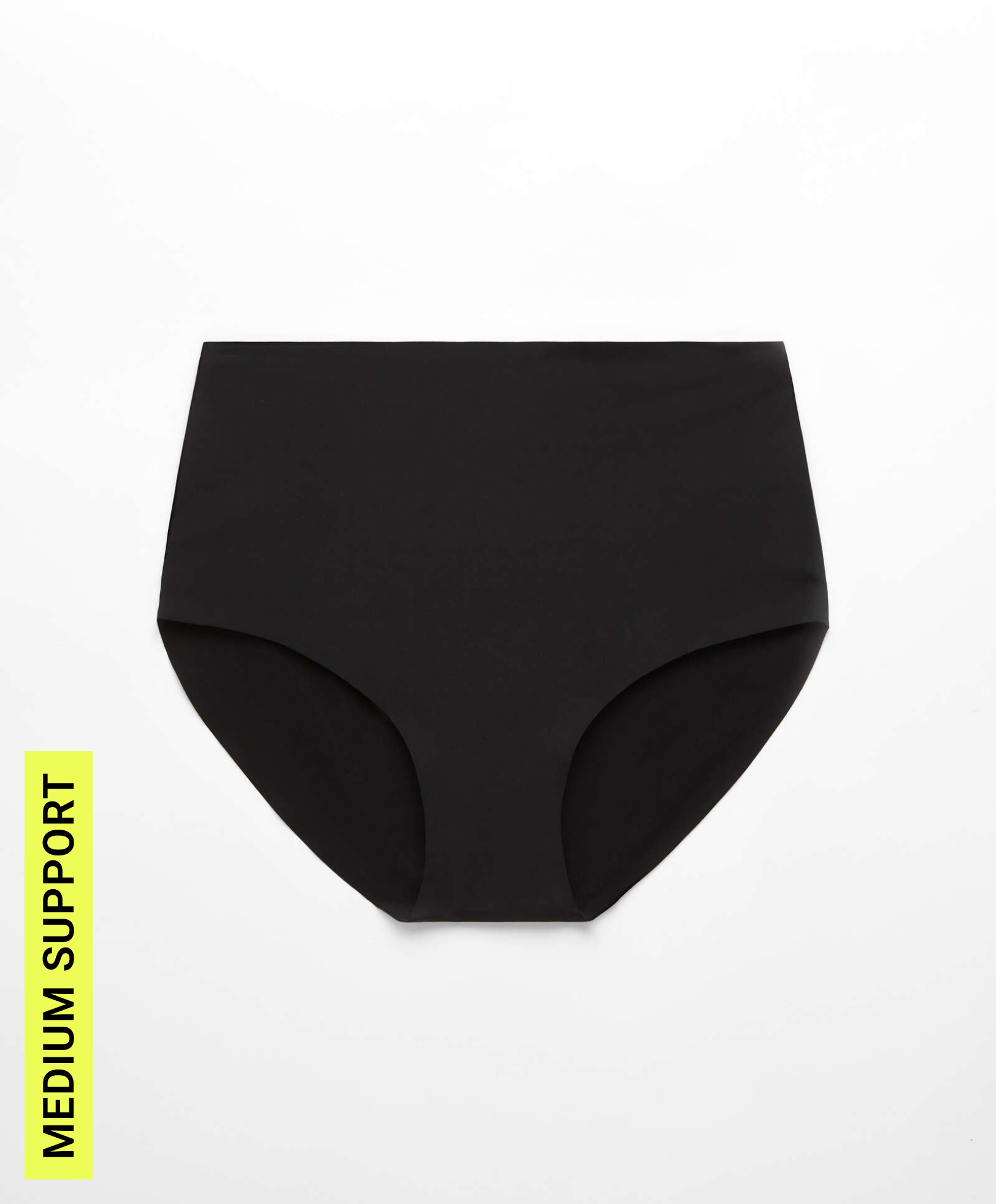 High-waisted invisible laser-cut briefs