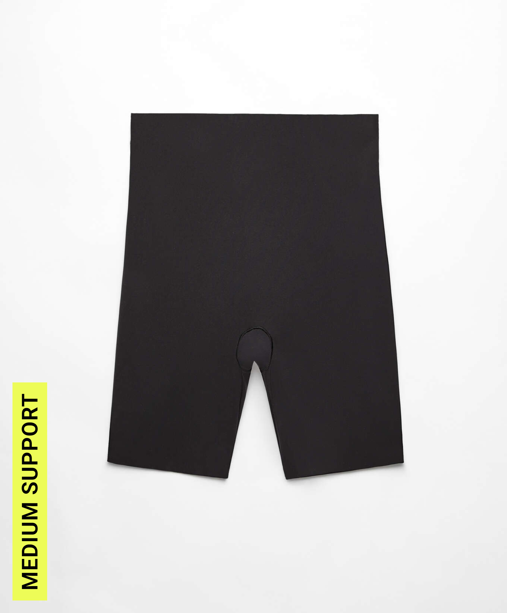 High-waisted invisible laser-cut cycle shorts