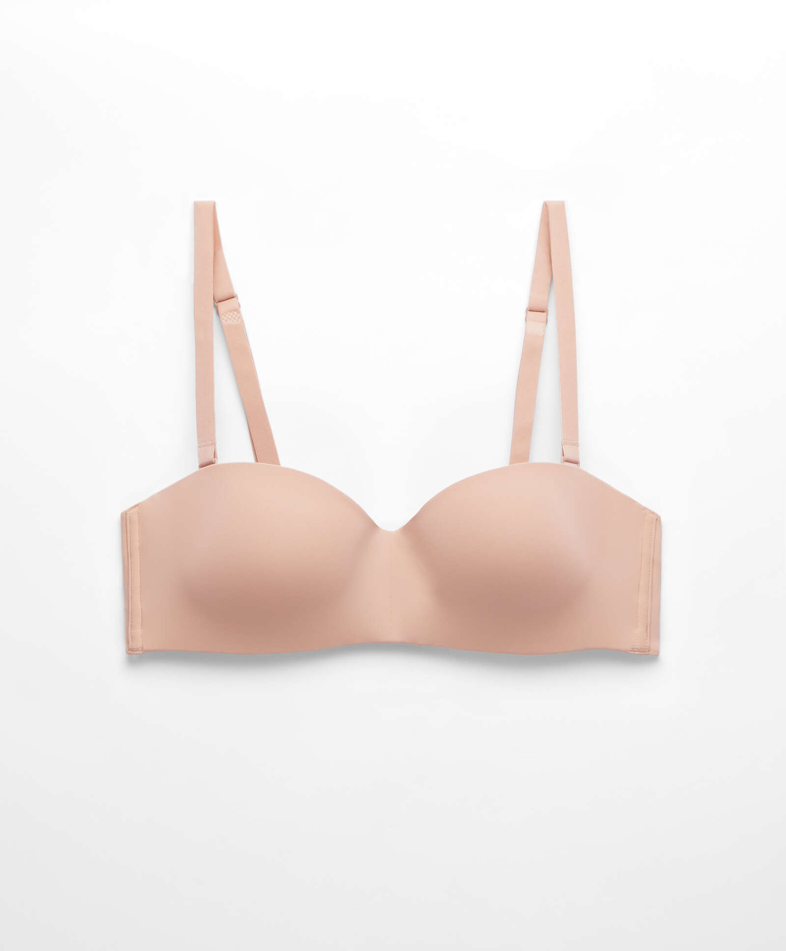 Polyamide bra with removable straps