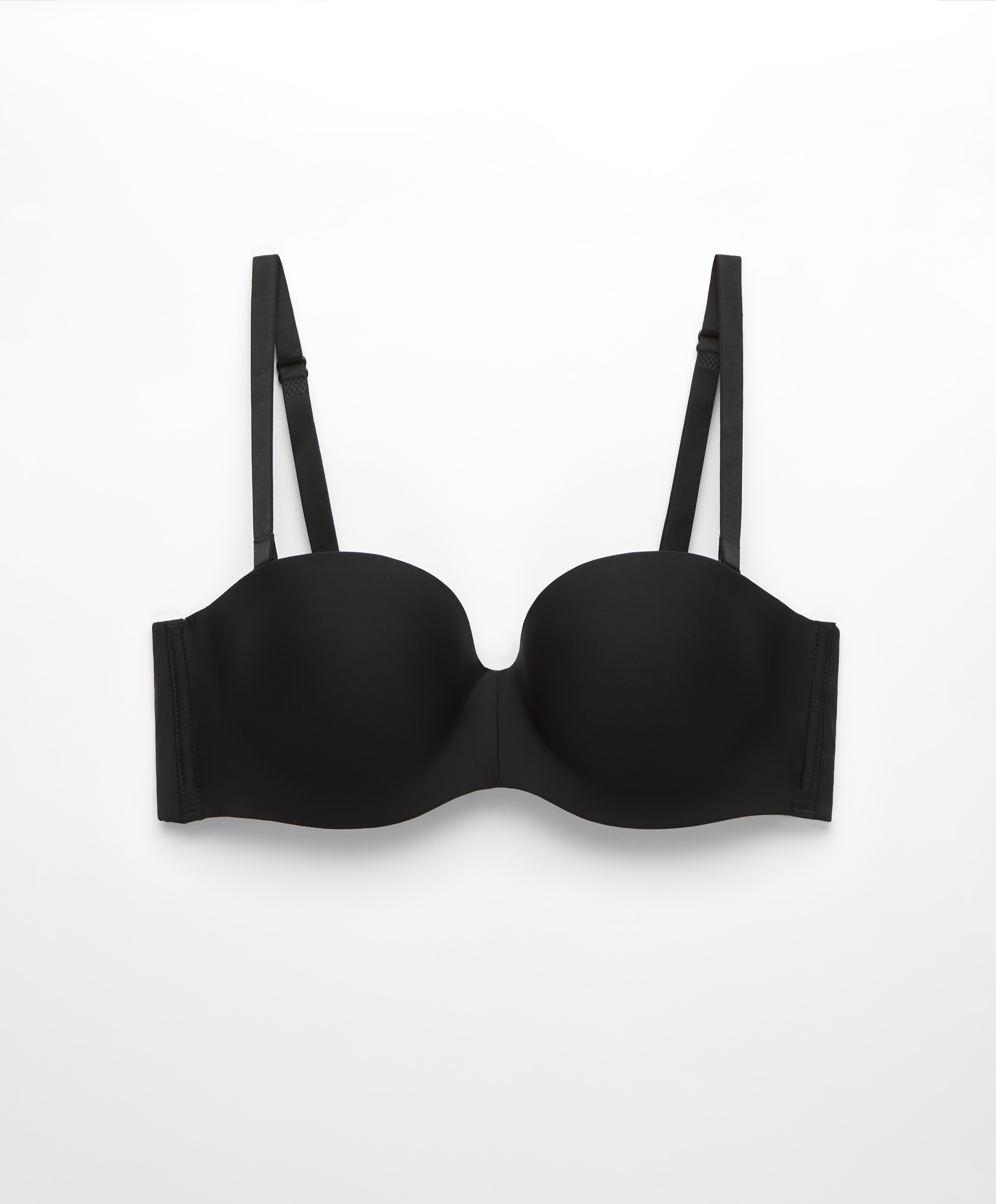 0122/104 Polyamide push-up bra with removable straps