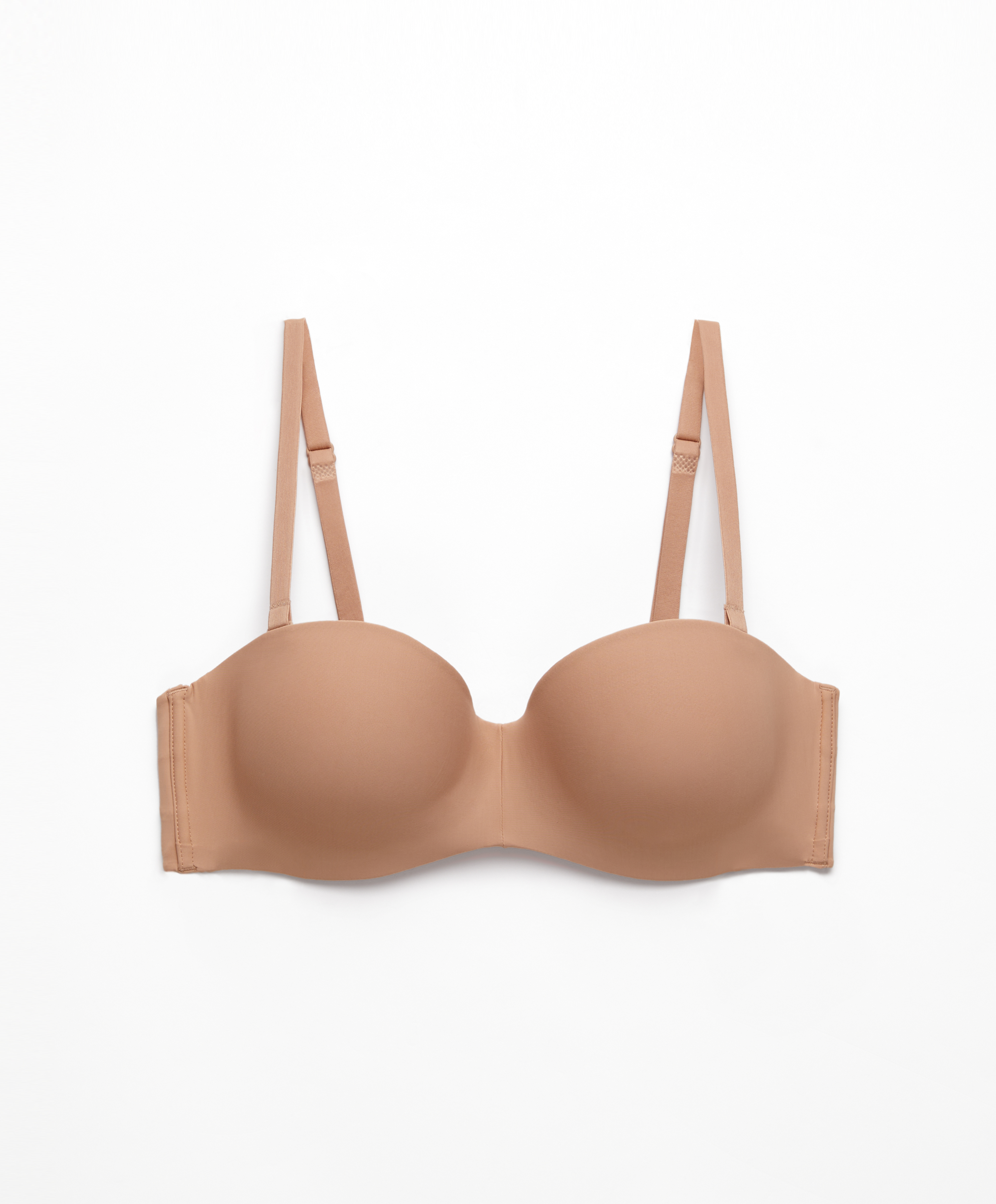 0122/104 Polyamide push-up bra with removable straps
