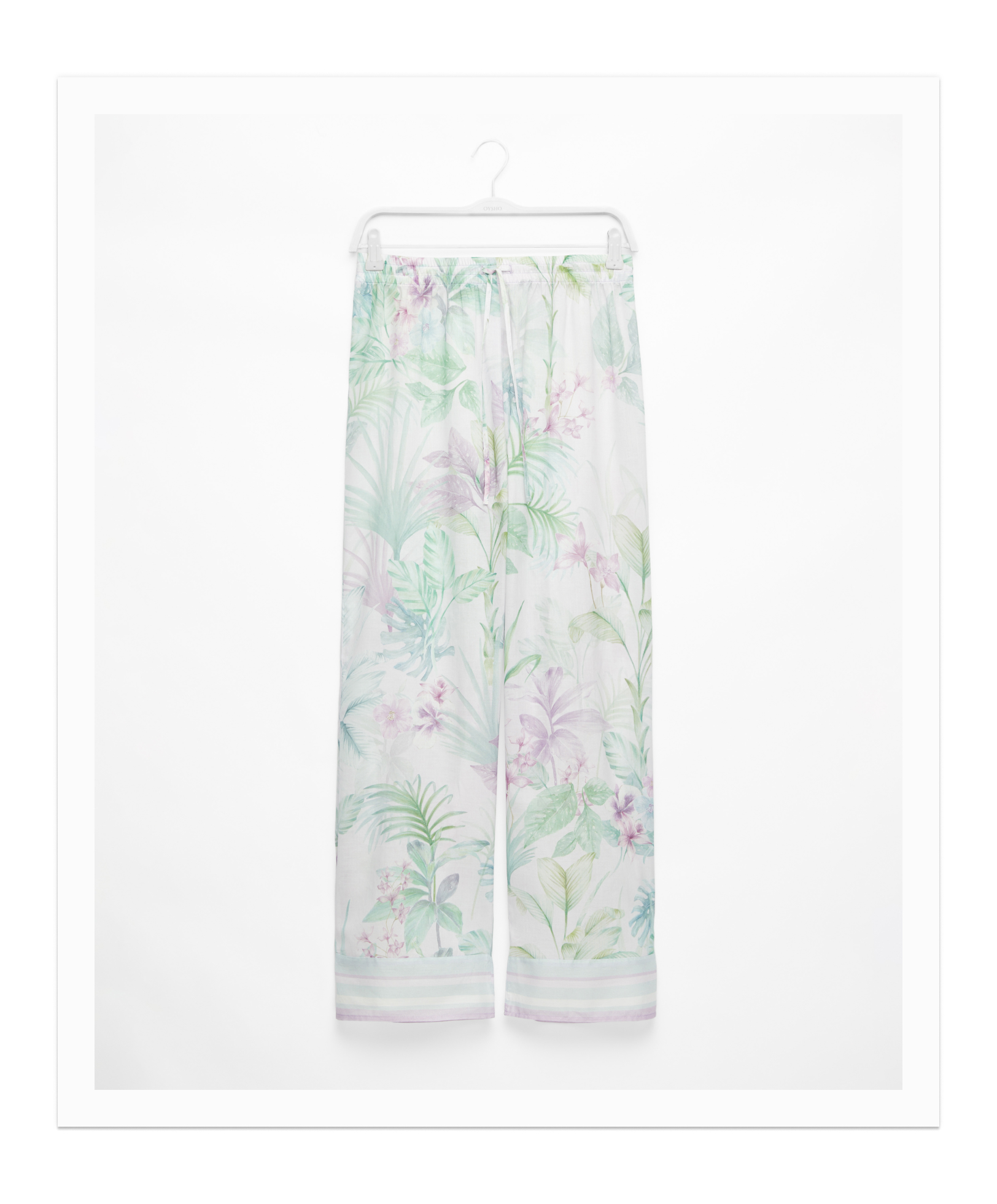 Pantalón largo 100% algodón tropical
