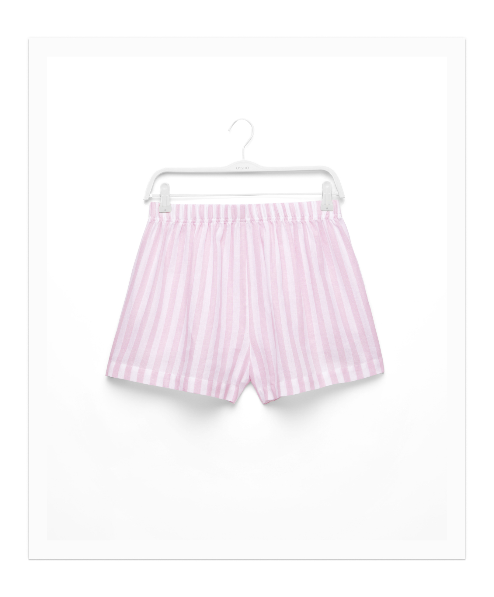 100% cotton stripe shorts