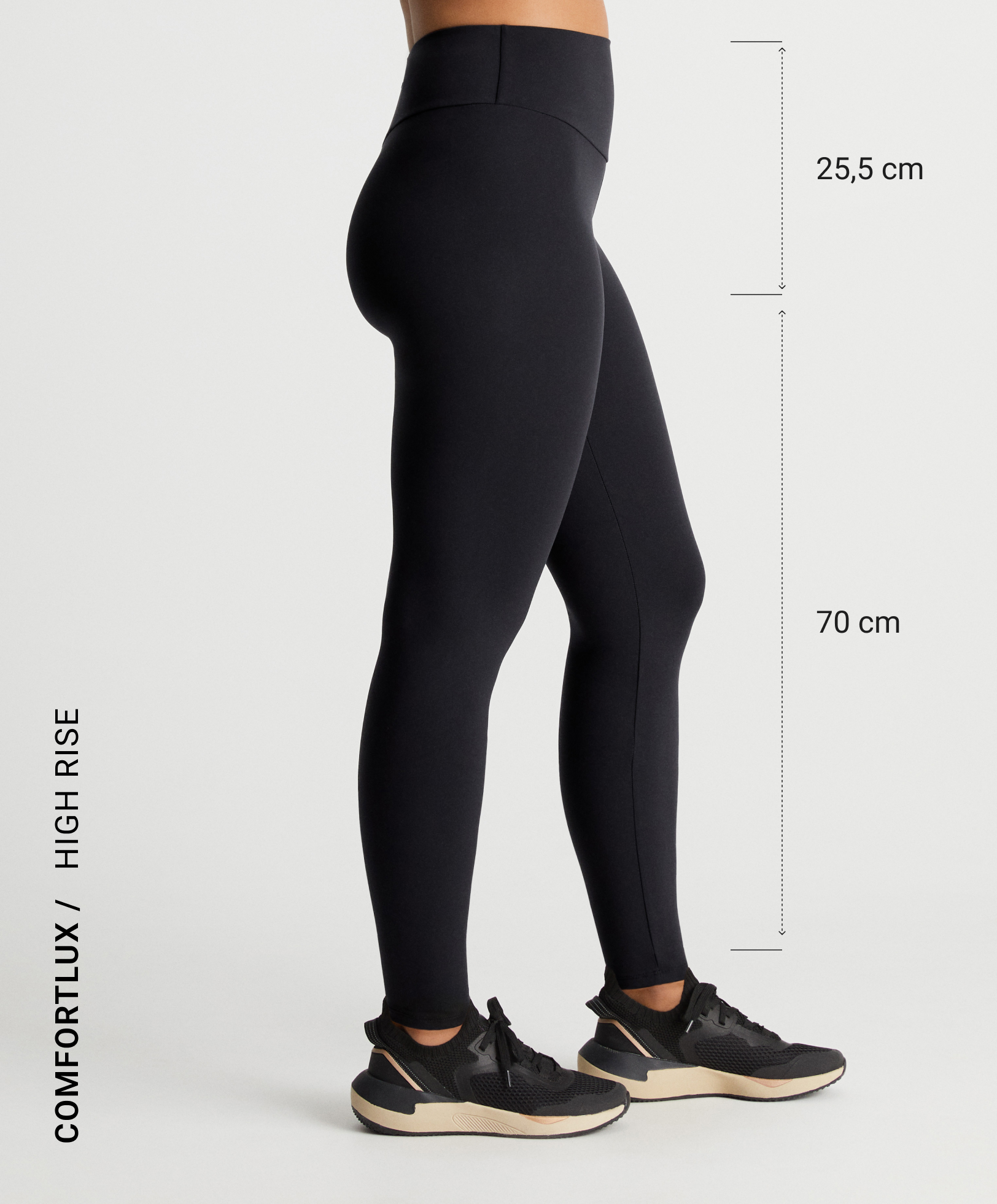 Comfortlux high-rise 70cm ankle-length leggings