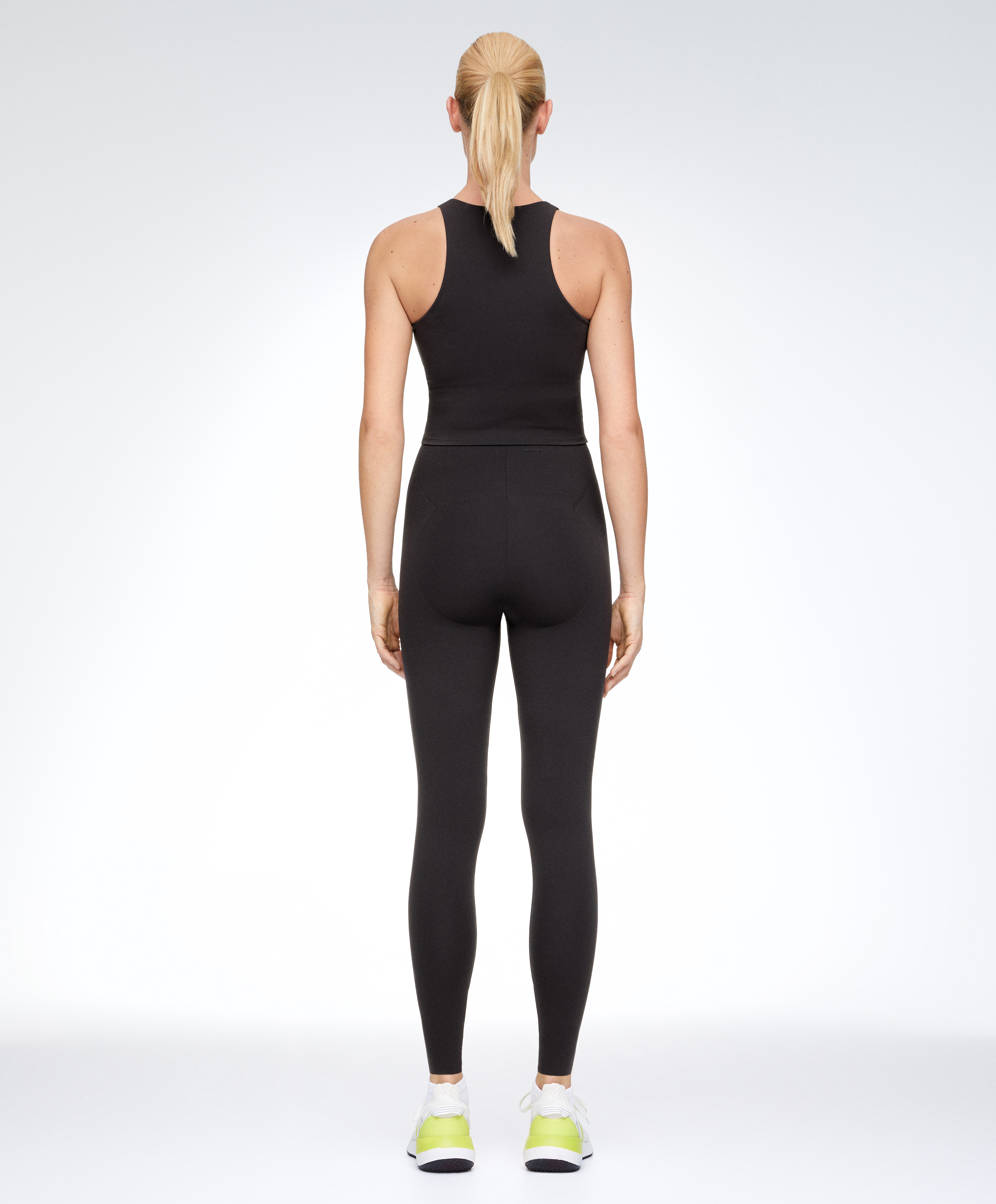 Raise Up compressive super-high-rise ankle-length 65cm leggings with zip