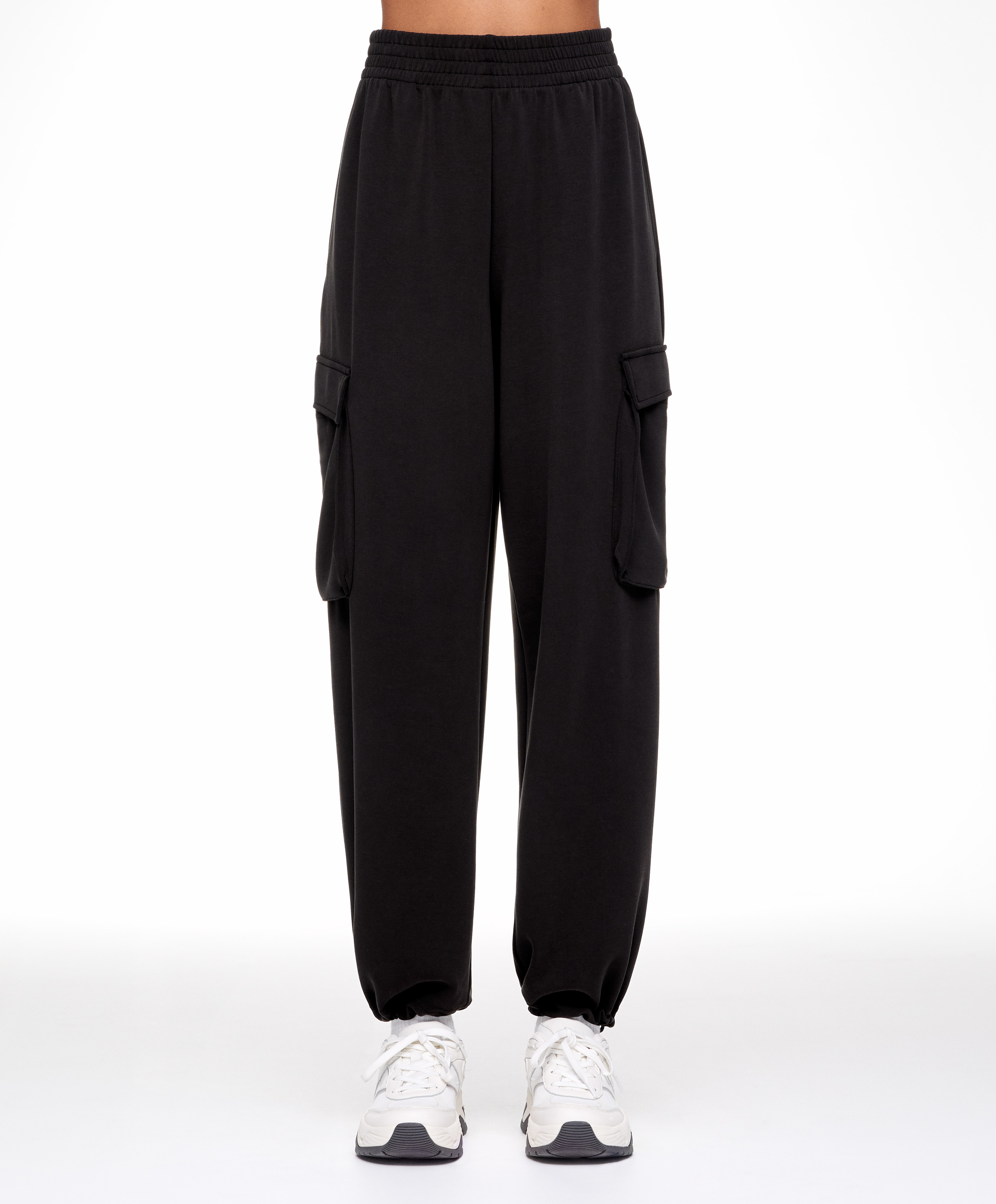 Soft-touch modal cargo joggers