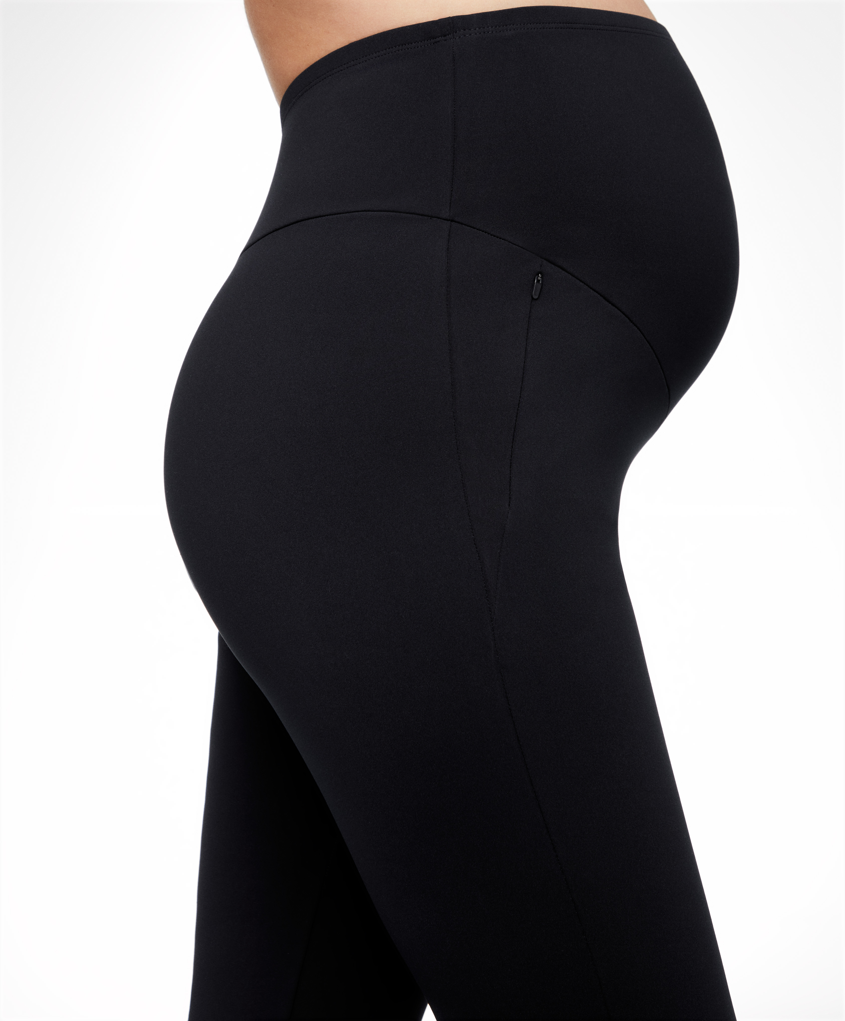 Warm maternity flare trousers