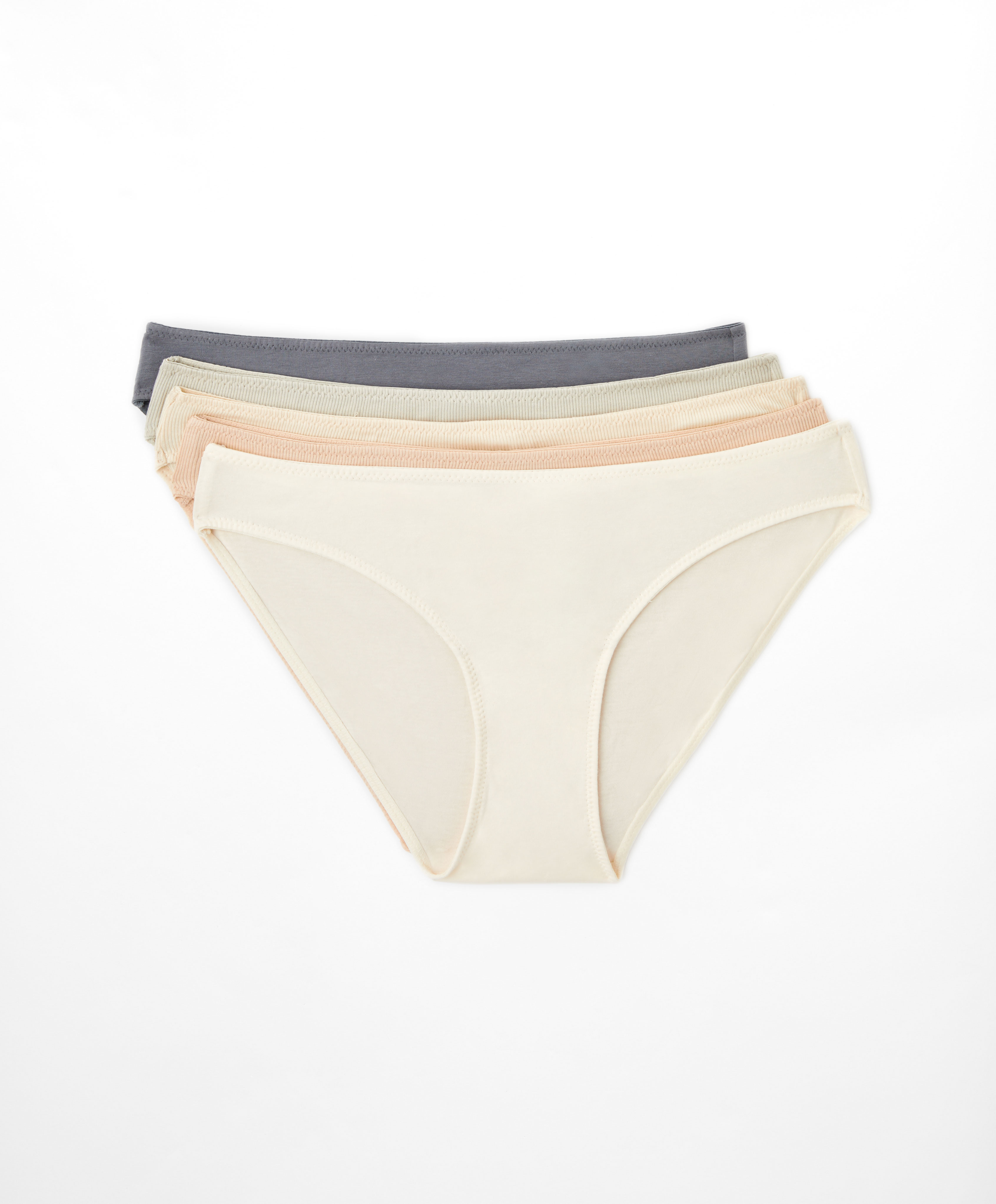 5 ribbed cotton classic briefs