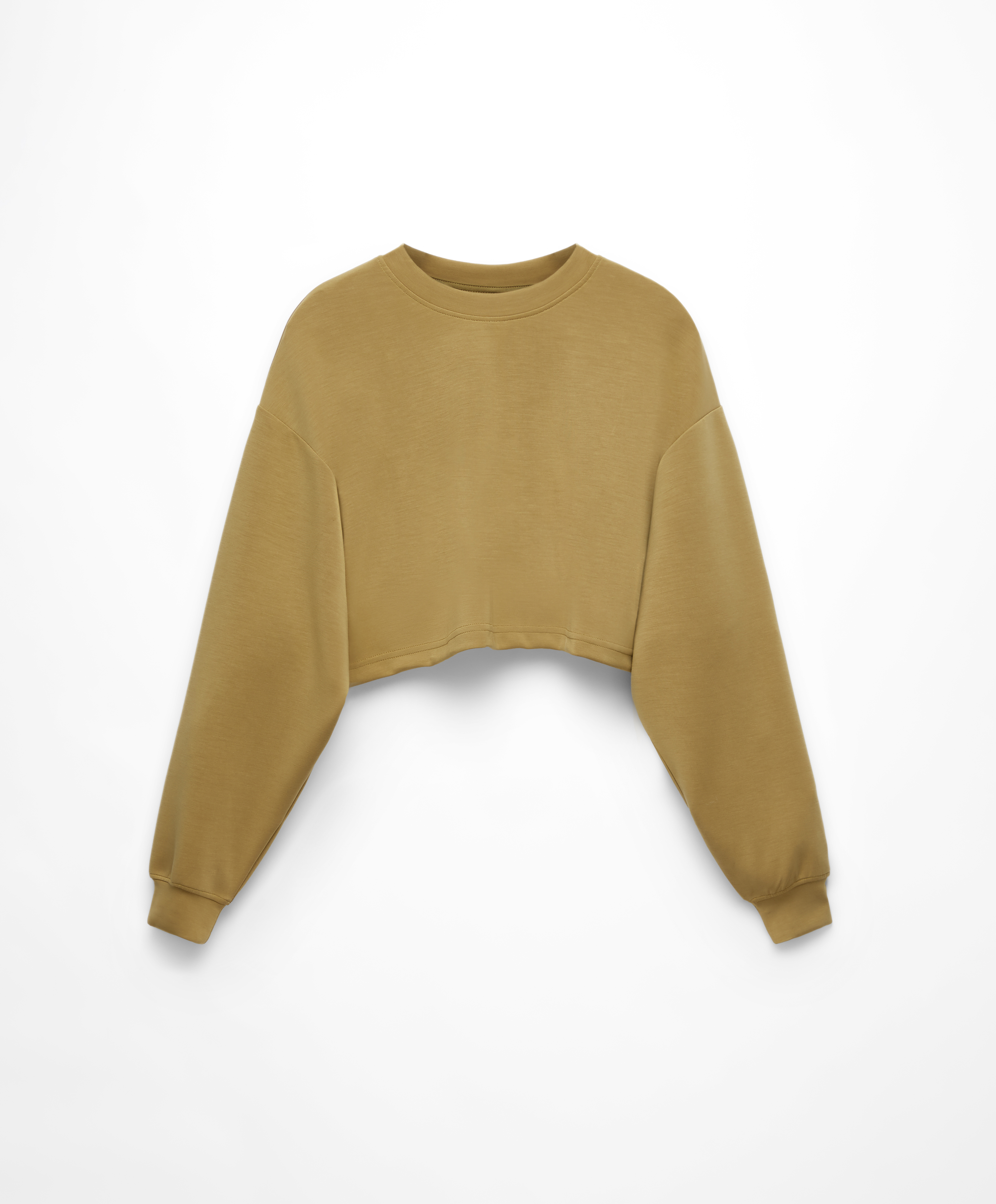 Crop modal sweatshirt