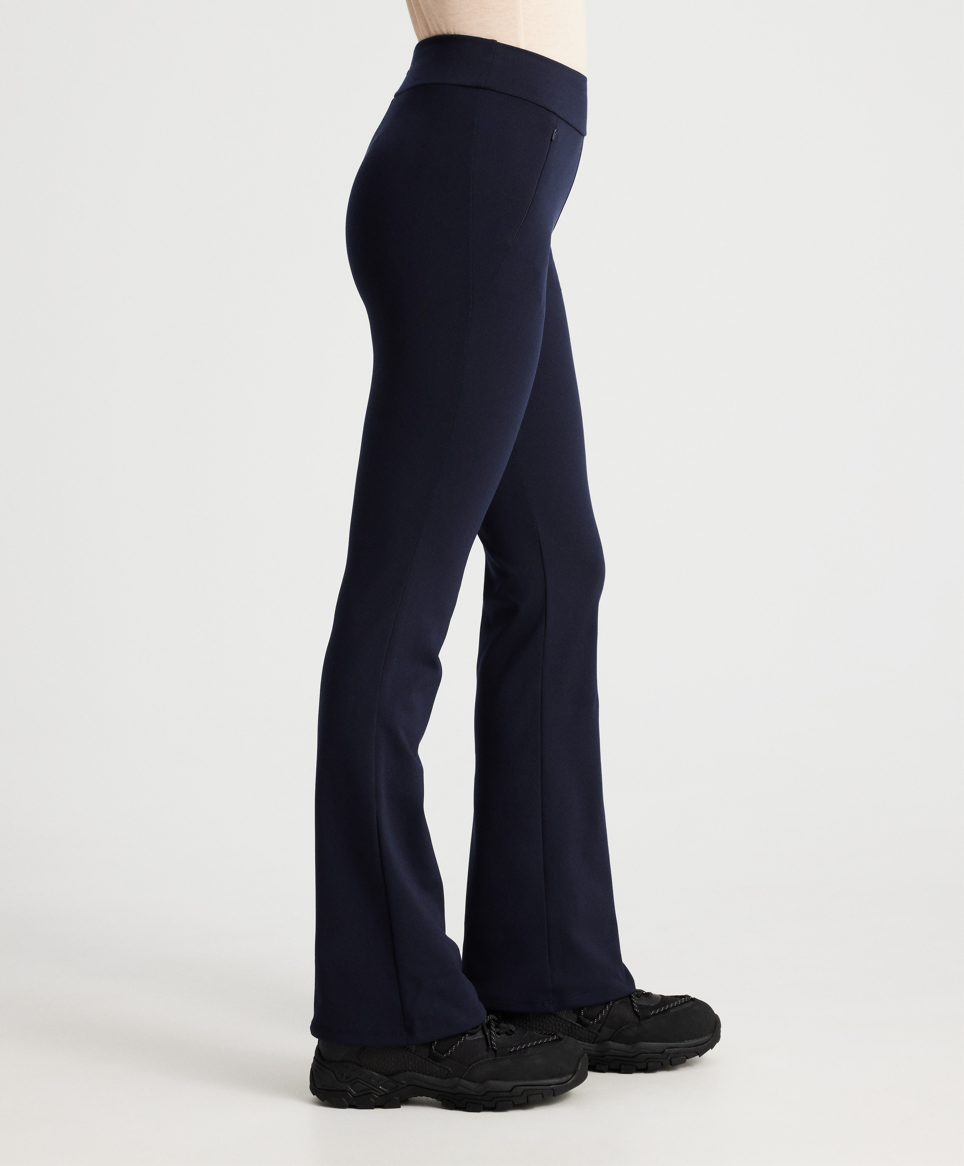 Warm flare trousers