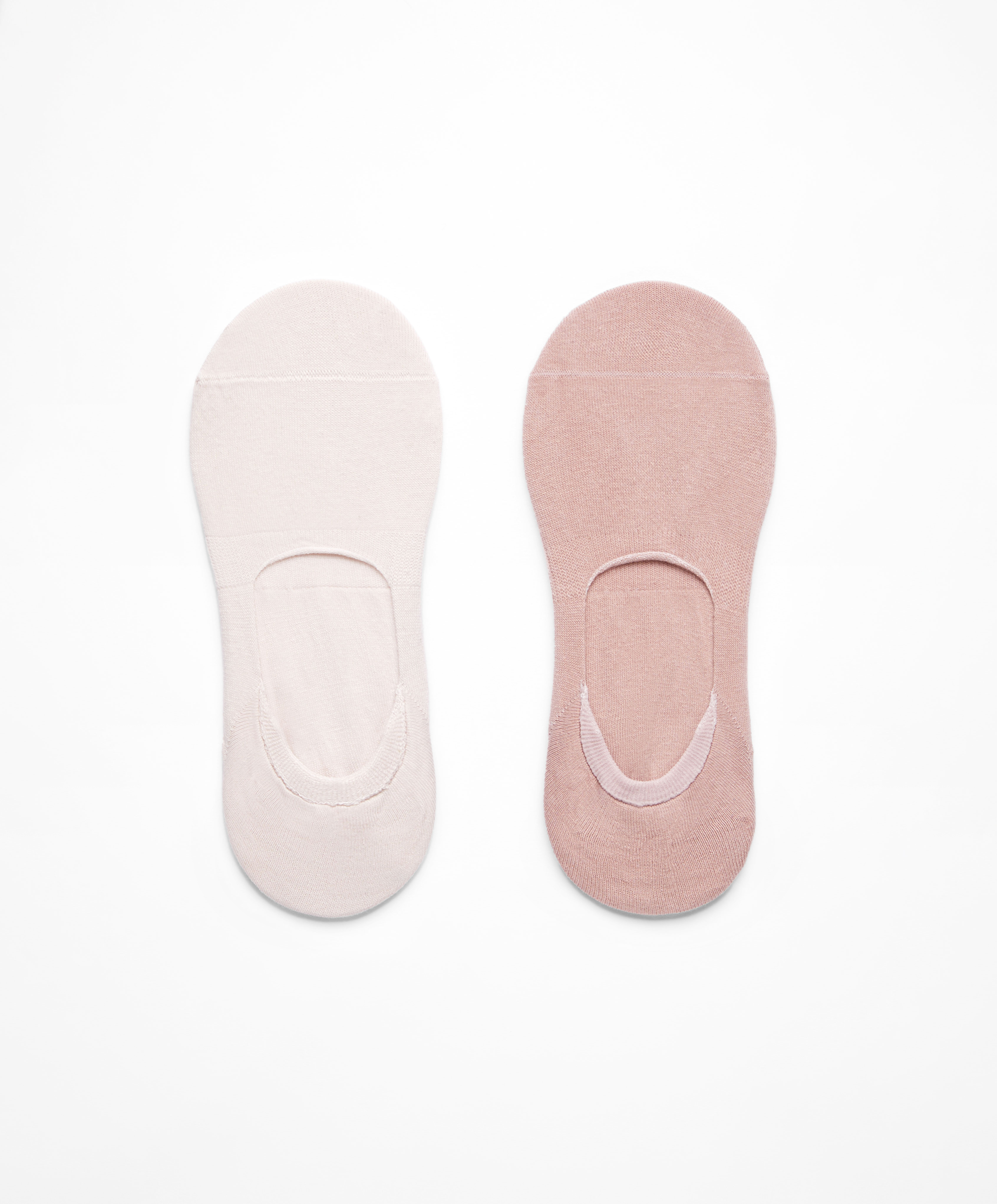 2547/480 2 paires de socquettes invisibles avec coton