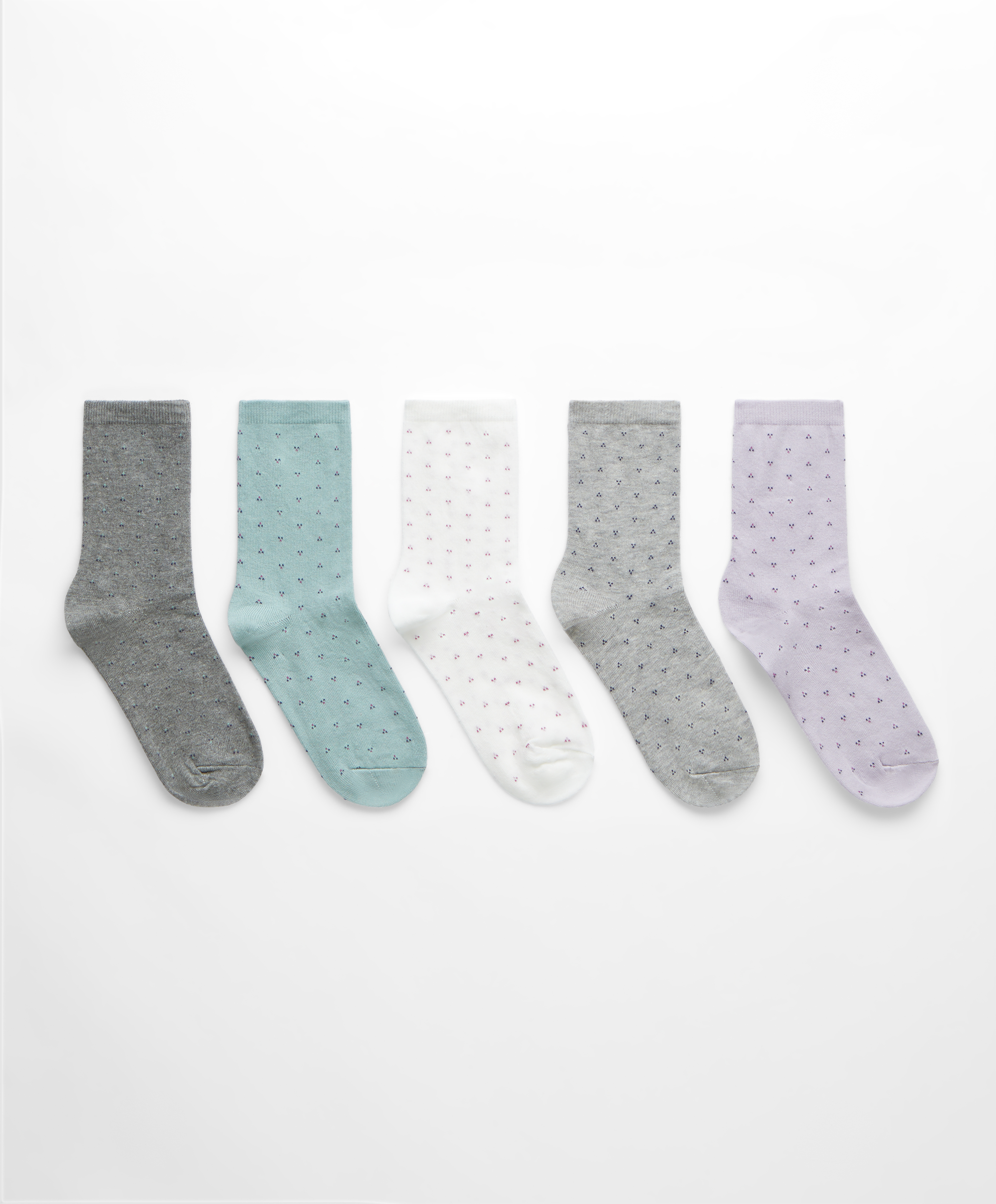 5 pares de calcetines classic algodón fantasía