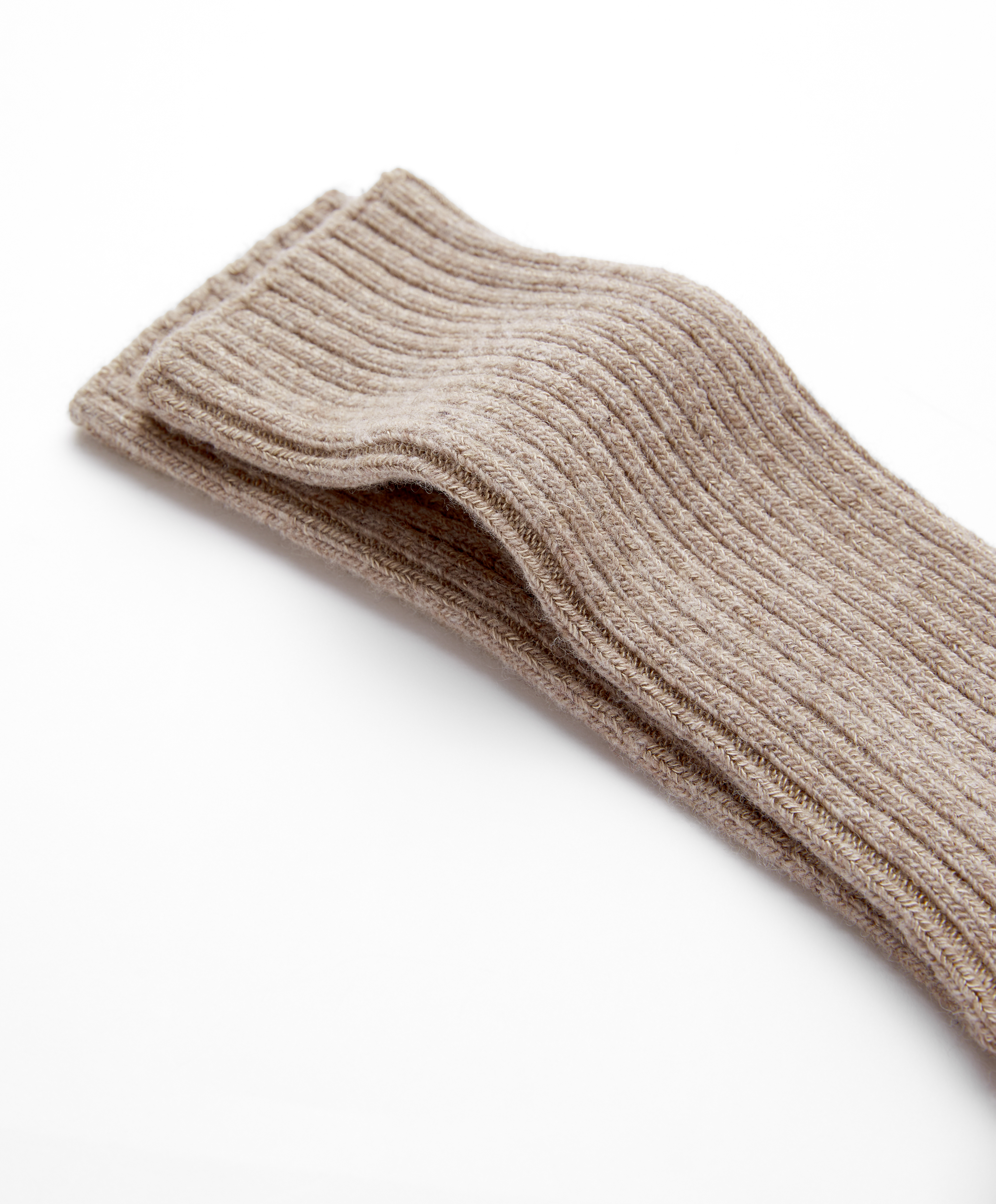 Classic sokken van wol en cashmere met ribstructuur