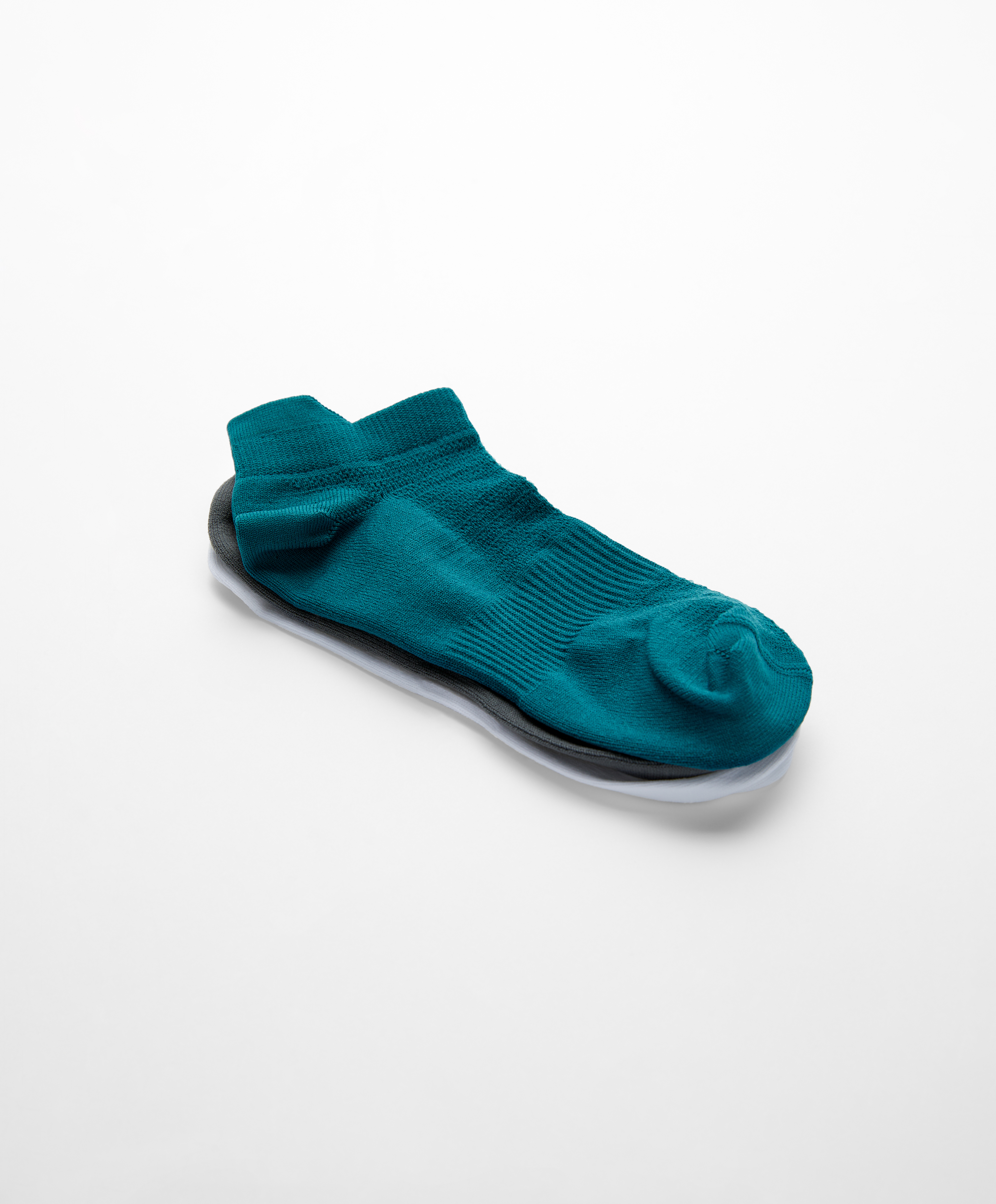 3 pairs of polyamide sports sneaker socks