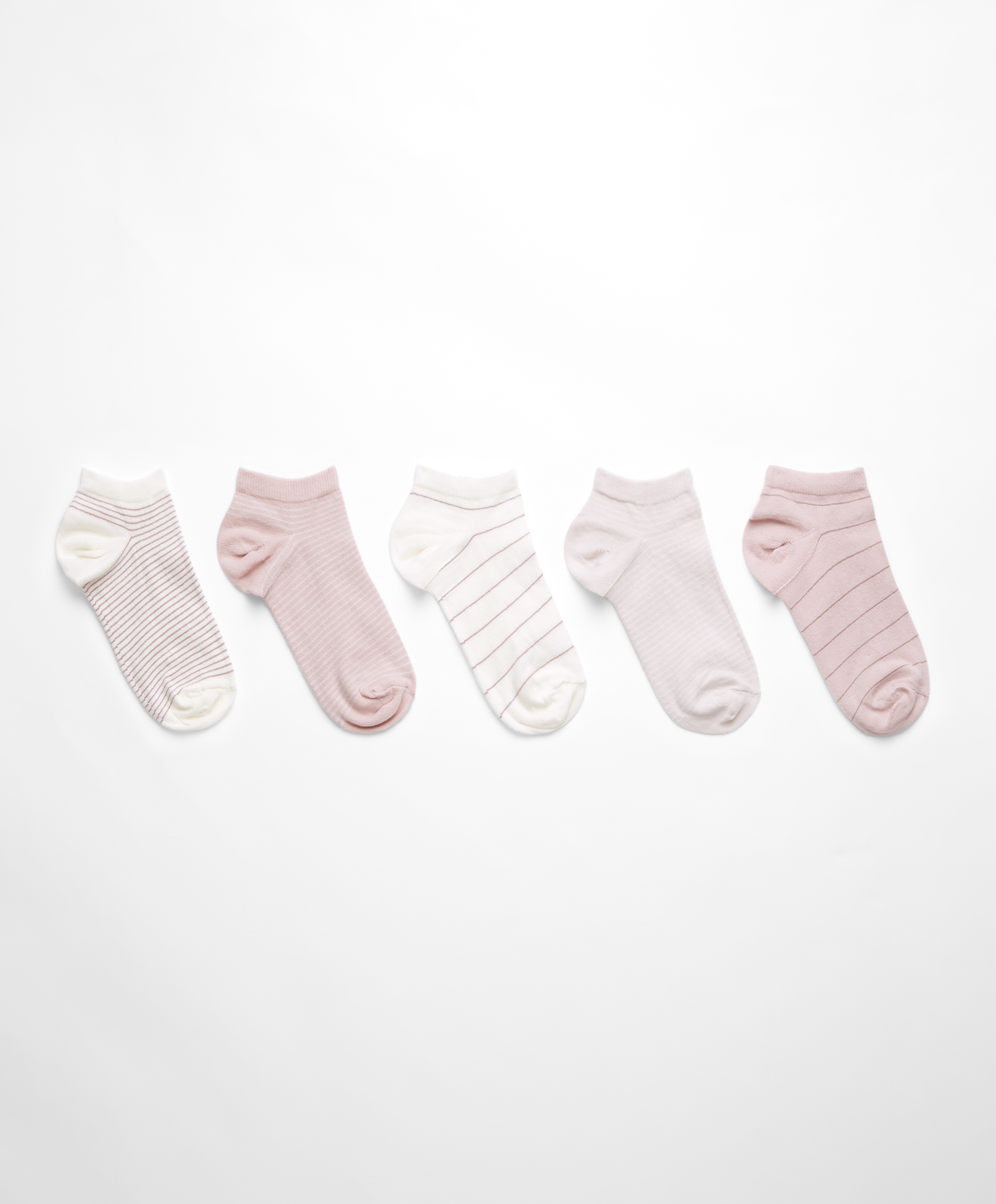 5 pares de calcetines sneaker algodón estructura