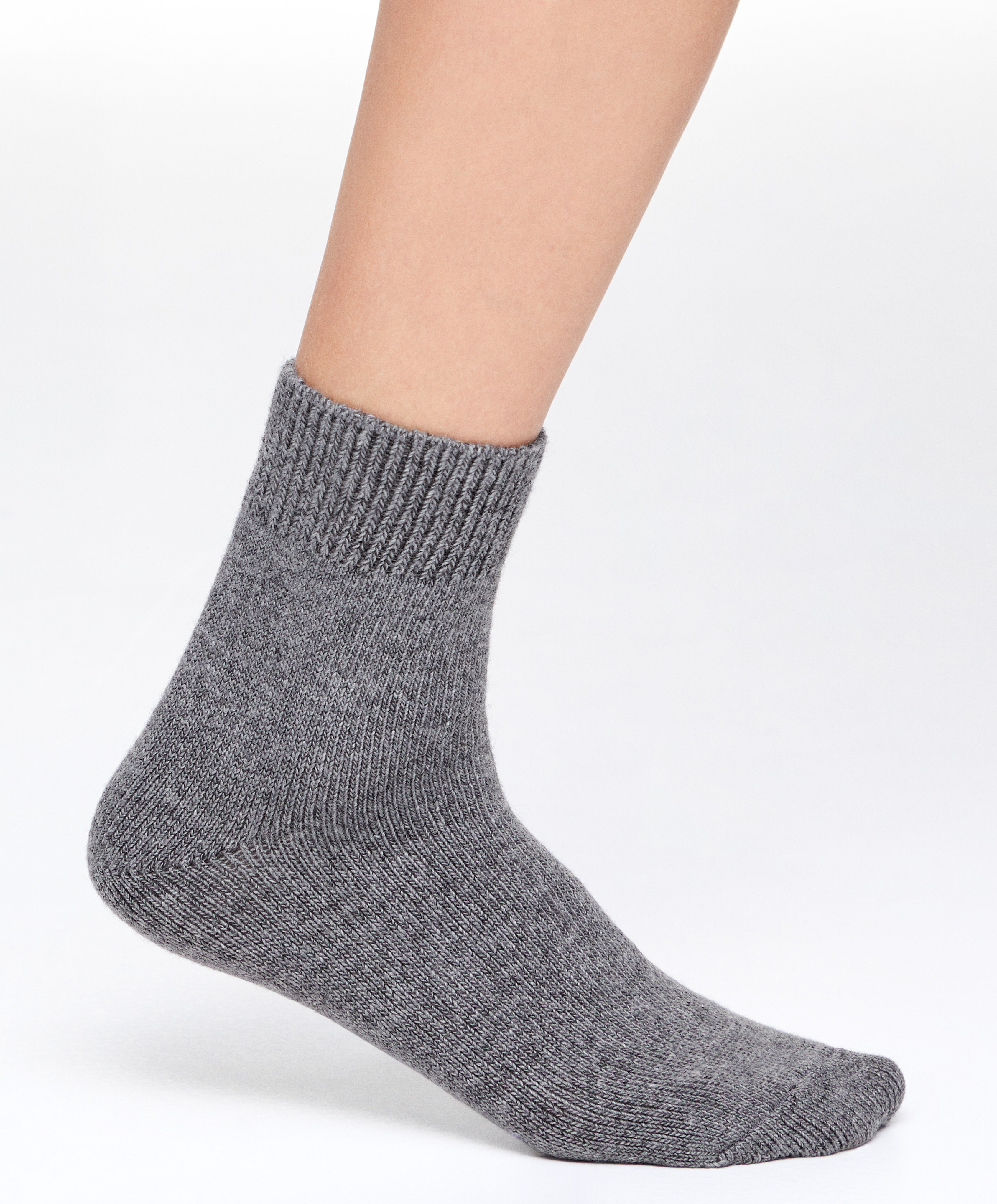 Wool and cashmere quarter socks