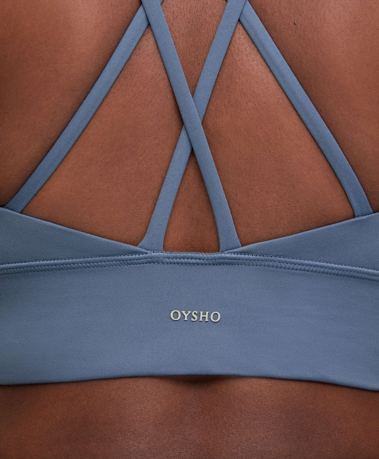 Oysho Medium-support sports bra with cups - 126326355-477