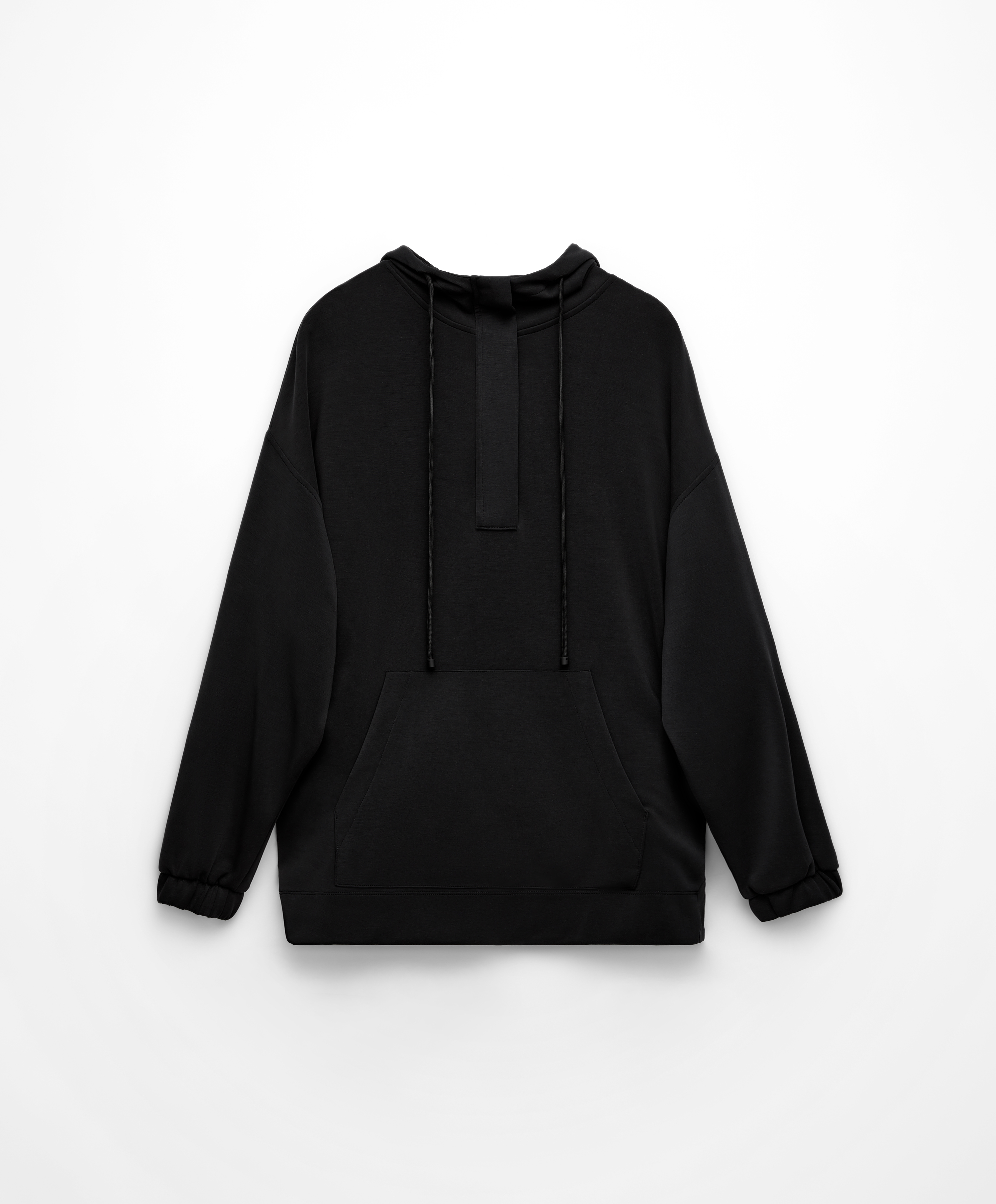 Zip soft-touch modal oversize sweater