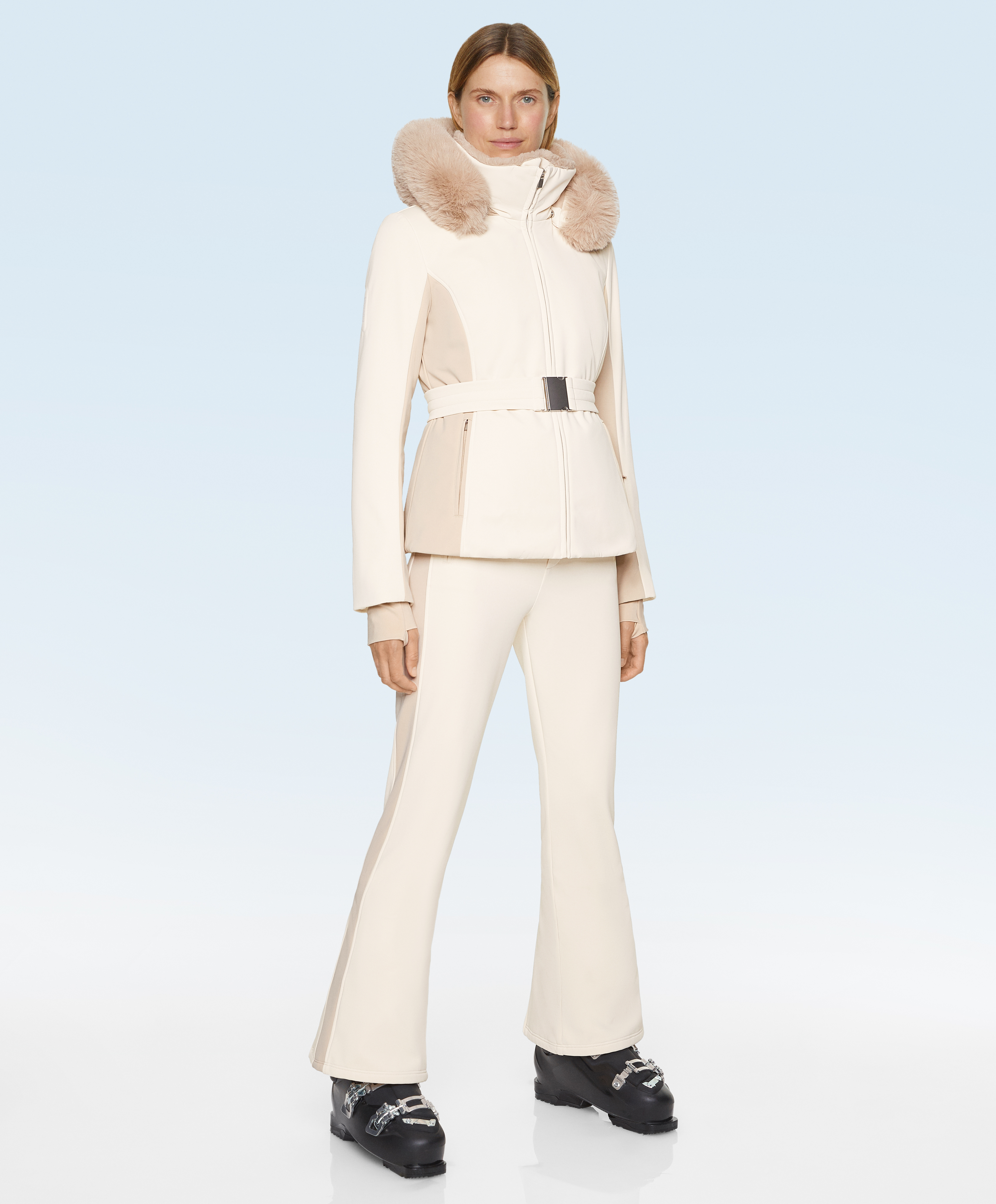 Total look ski écru - Soldes