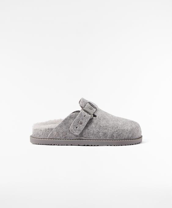 Pantoufles D'hiver Pour Homme - Chaussons En Feutre Pour Homme