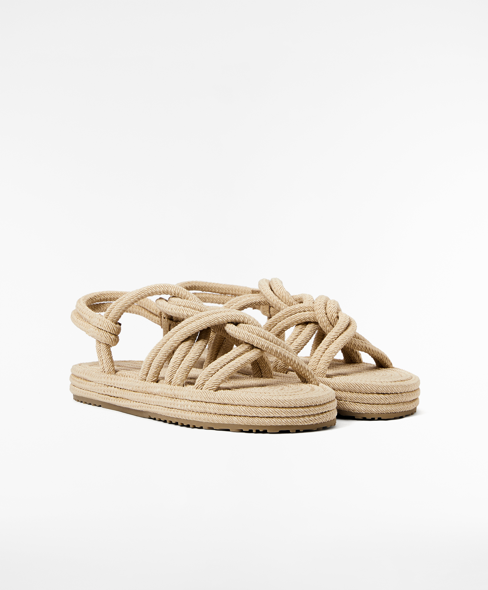 Sandals made on sale of rope