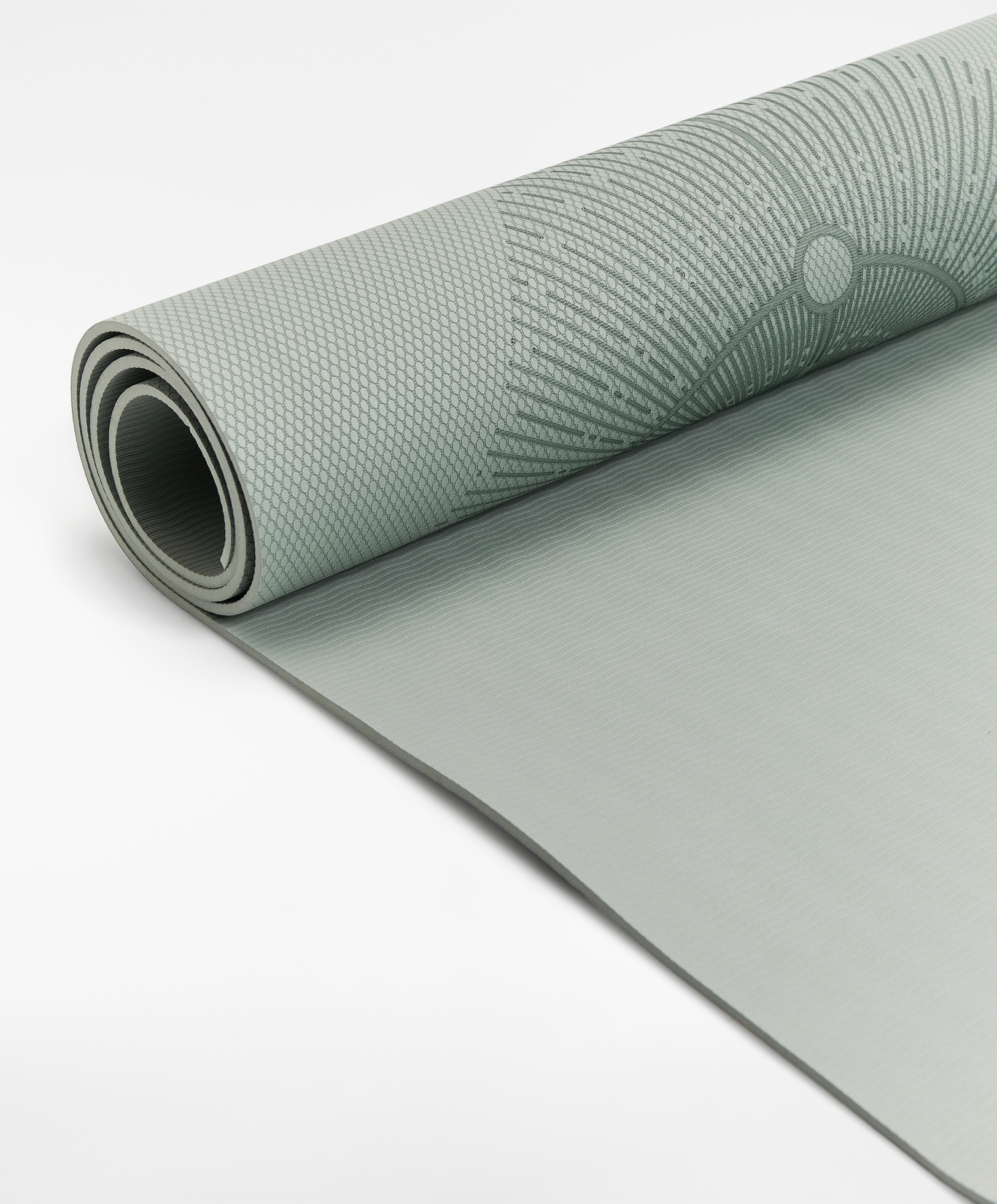 Green yoga on sale mat