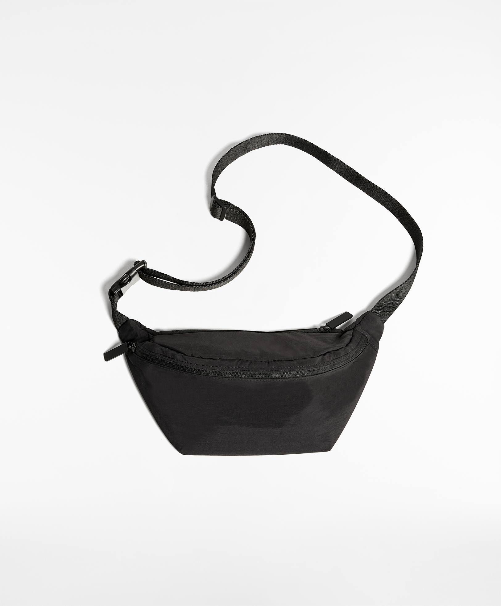 All black bum bag on sale
