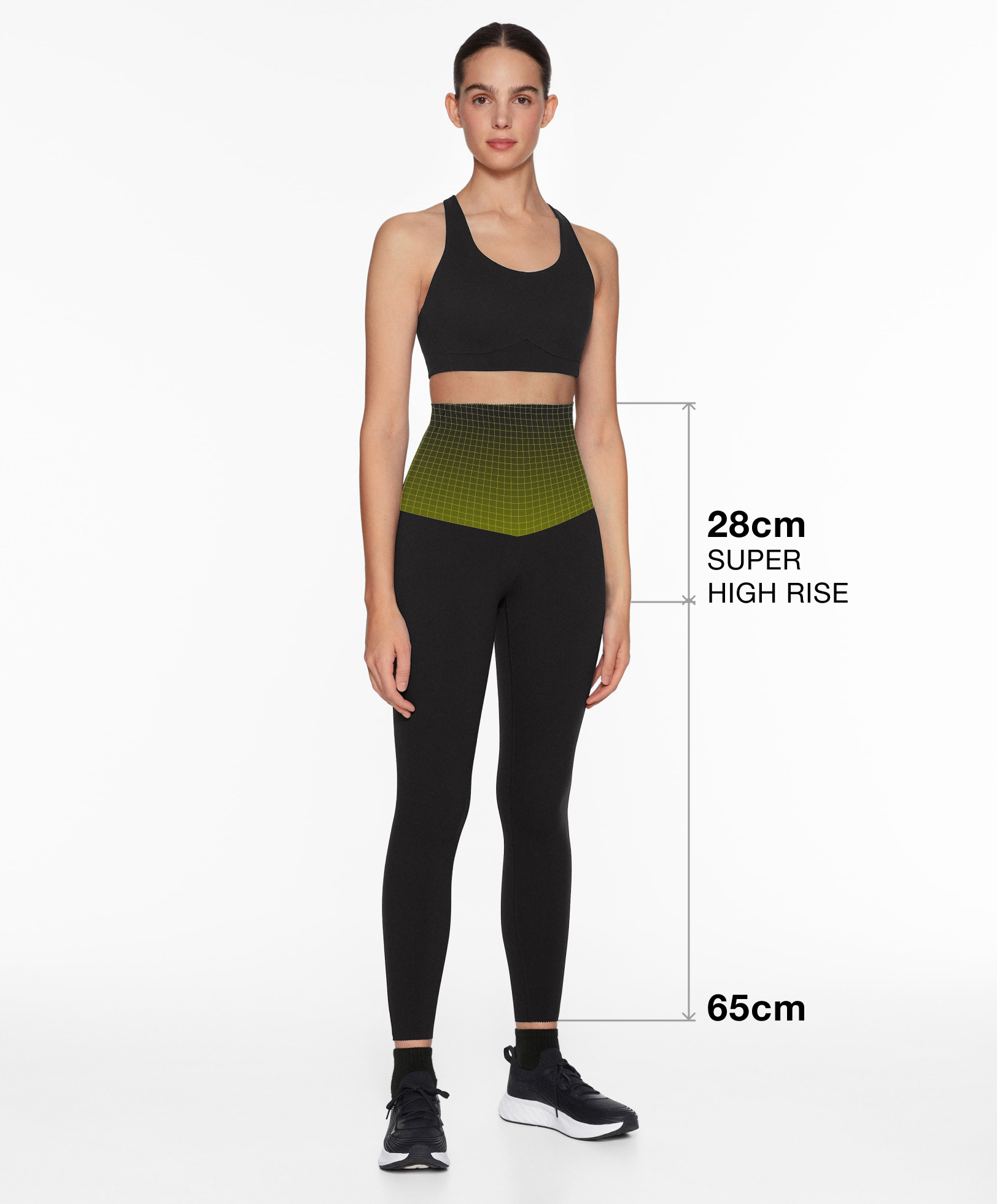 Total look core control compressive super-high waist