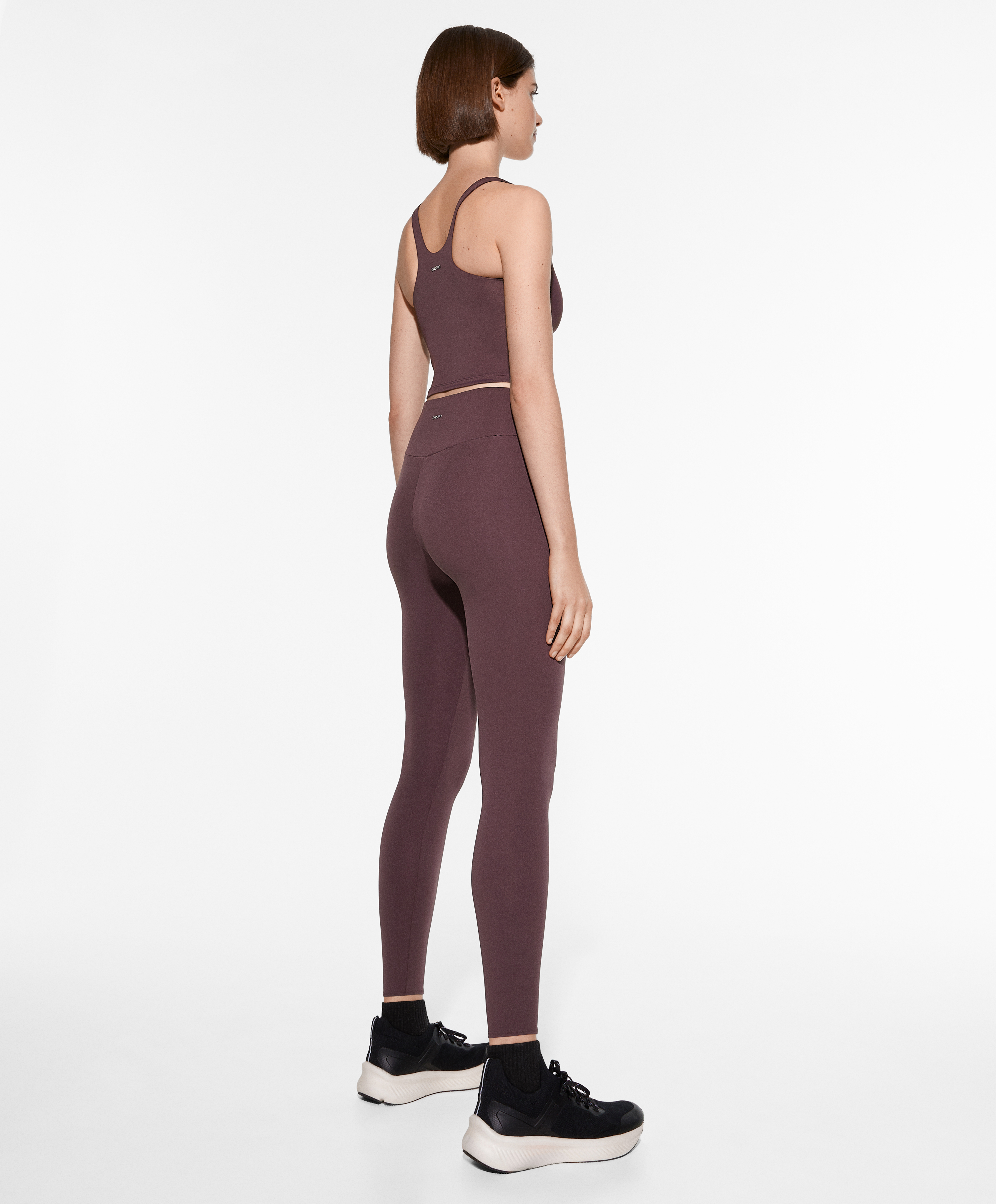 Total look high rise comfortlux mauve OYSHO United Arab Emirates