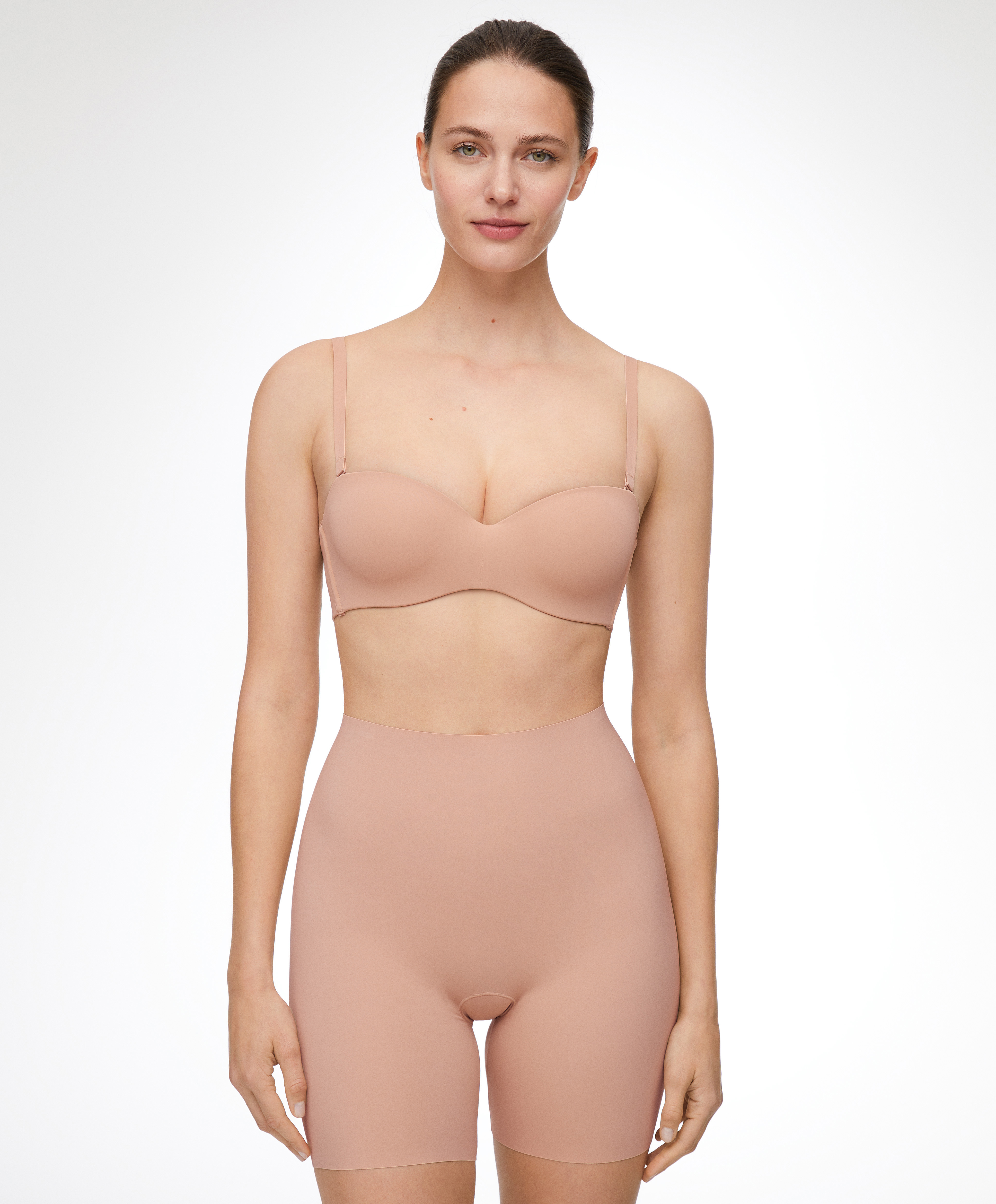 Oysho High-waisted invisible laser-cut thong - 136644398-800