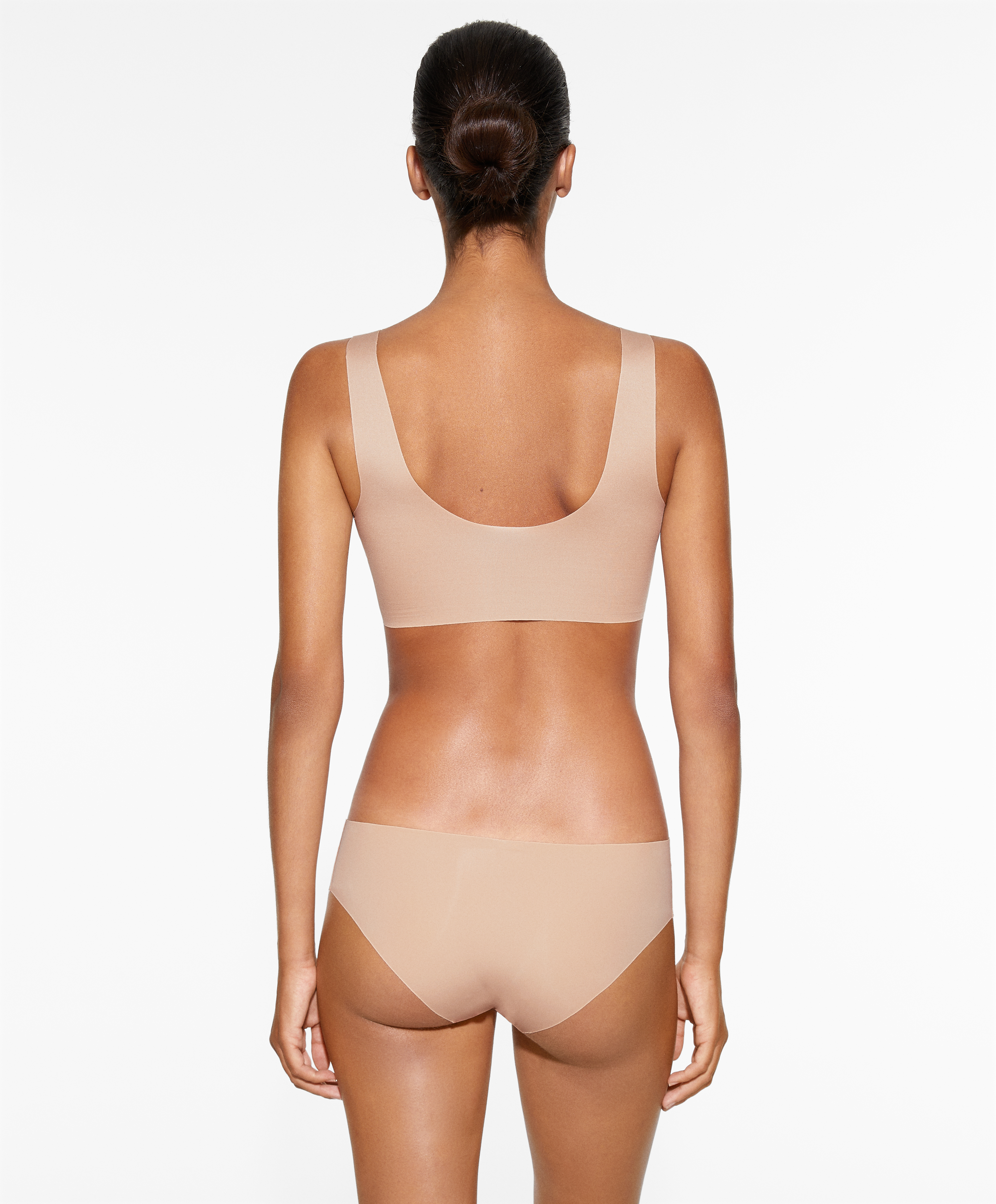 OYSHO INVISIBLE LASER-CUT HIPSTER 30002123 - Thong - salmon