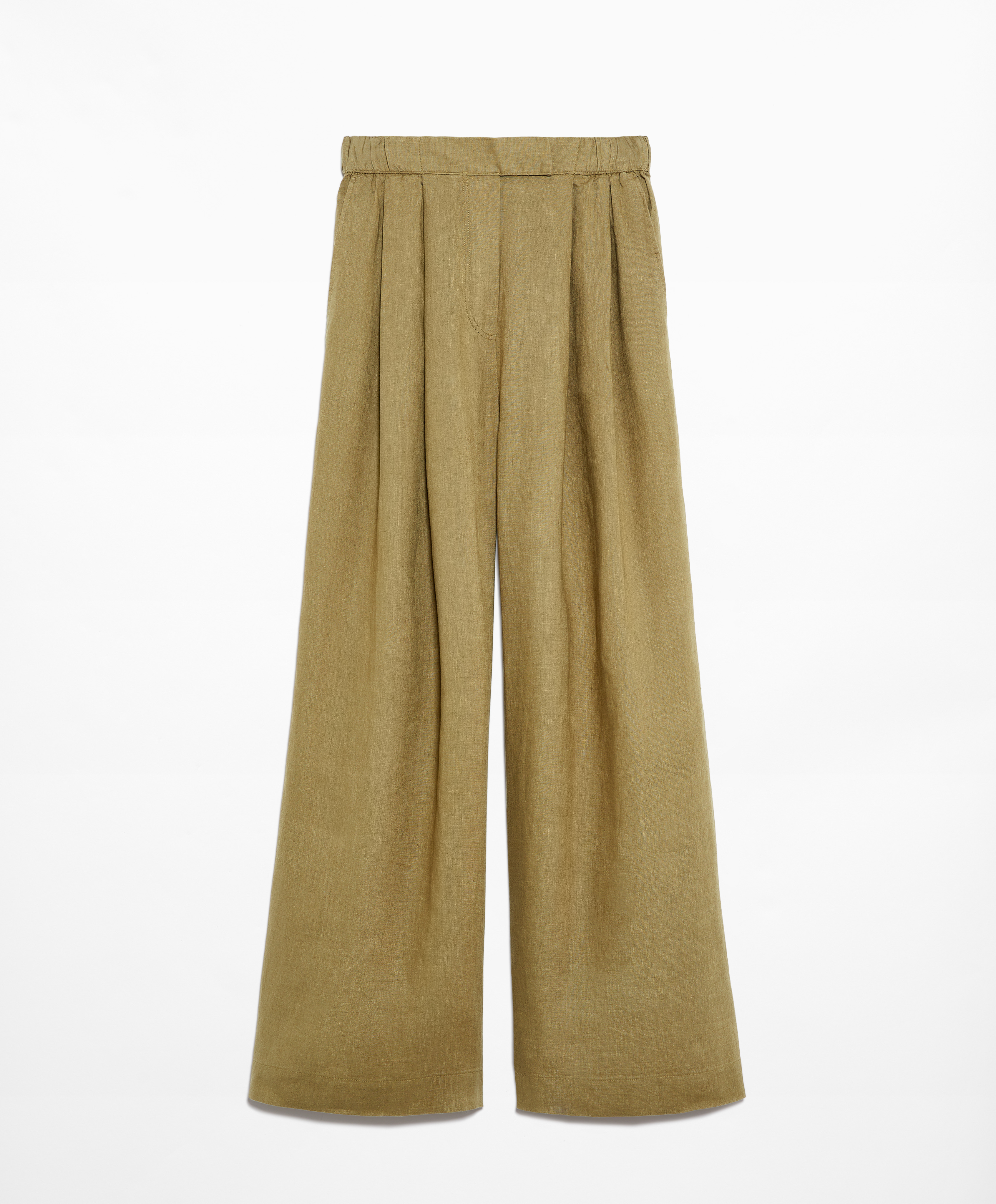 Pantalon tailored fit 100 % lin