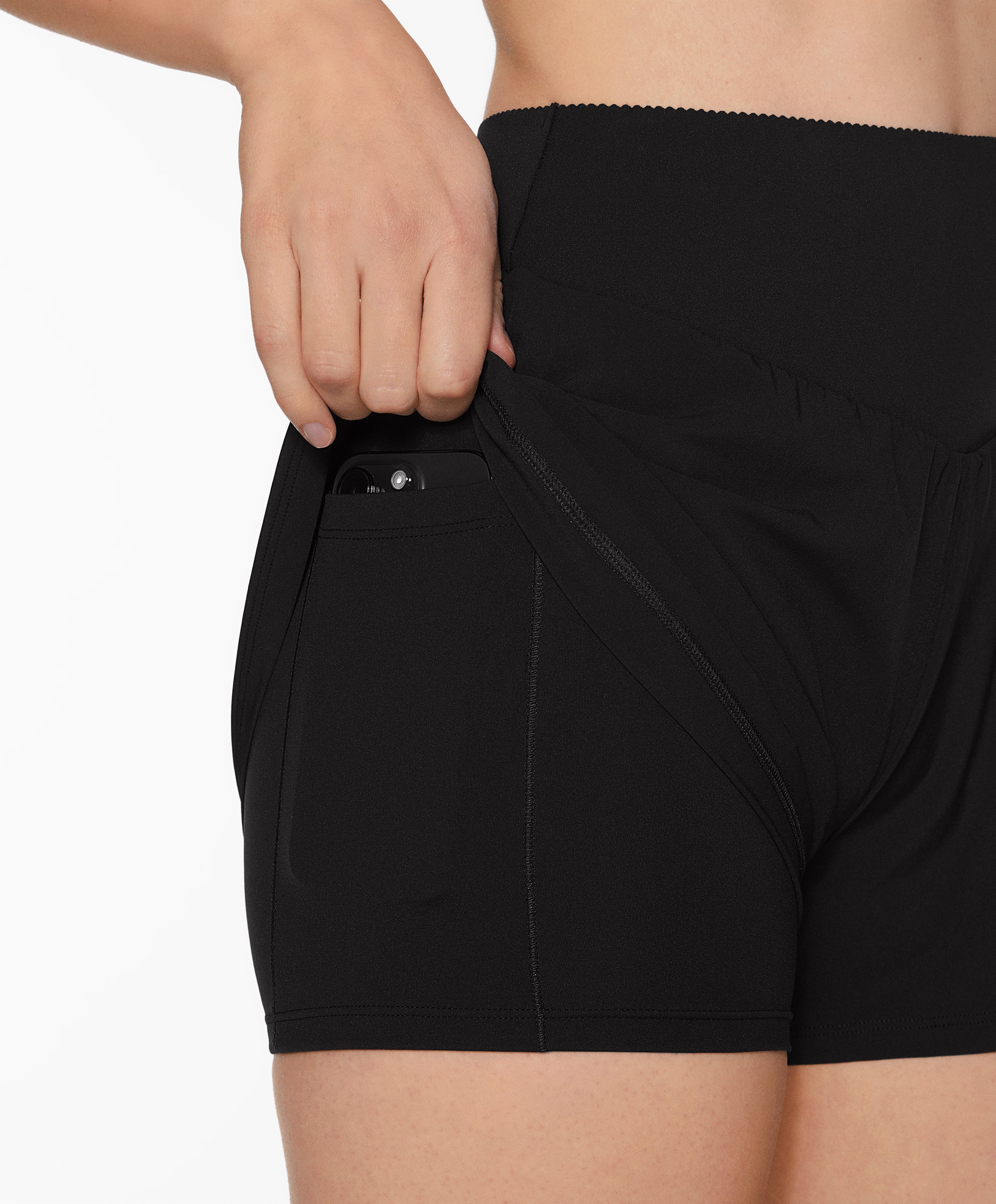 Shorts compressive pocket 10 cm