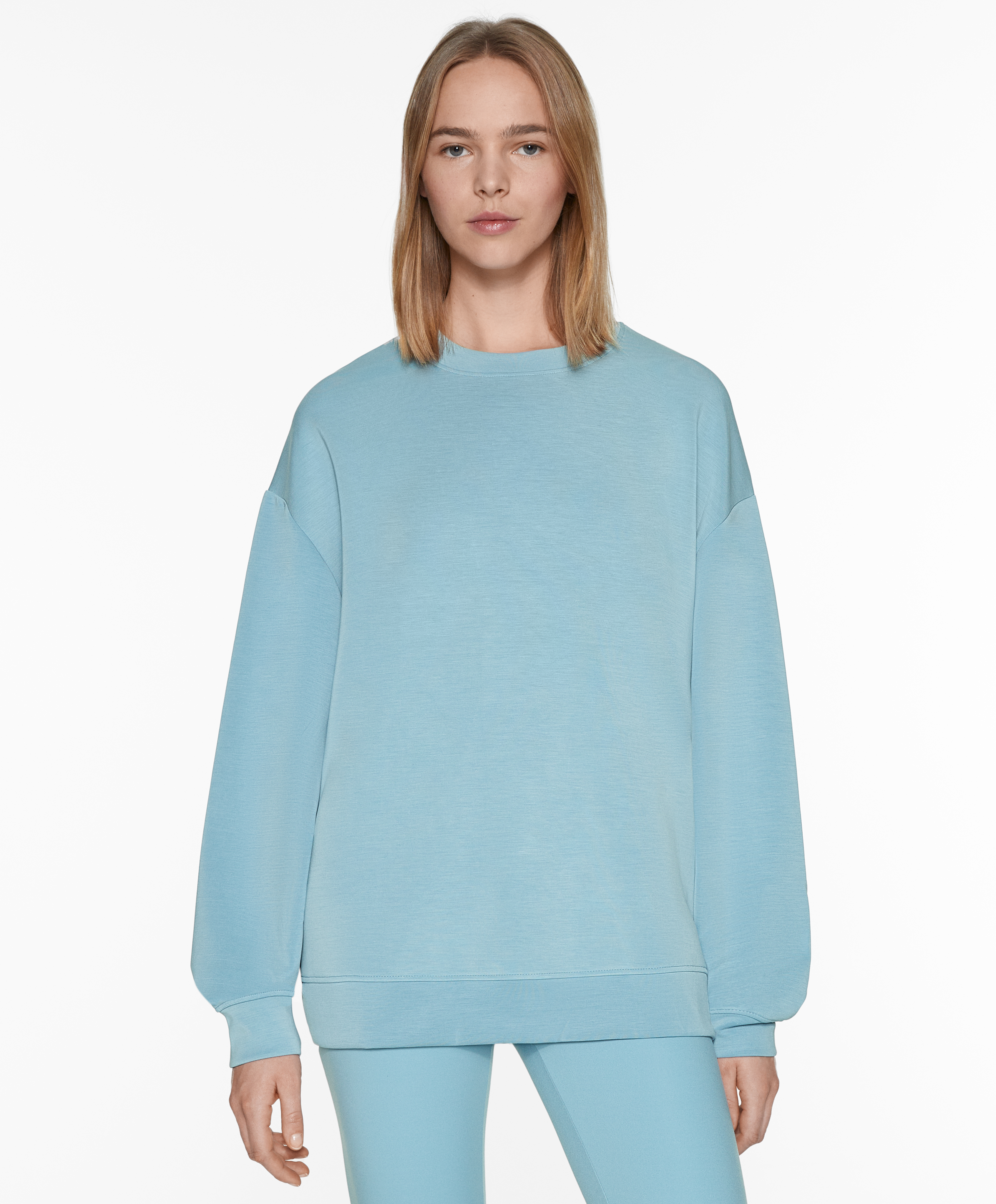 Oversized shop blue sweatshirt