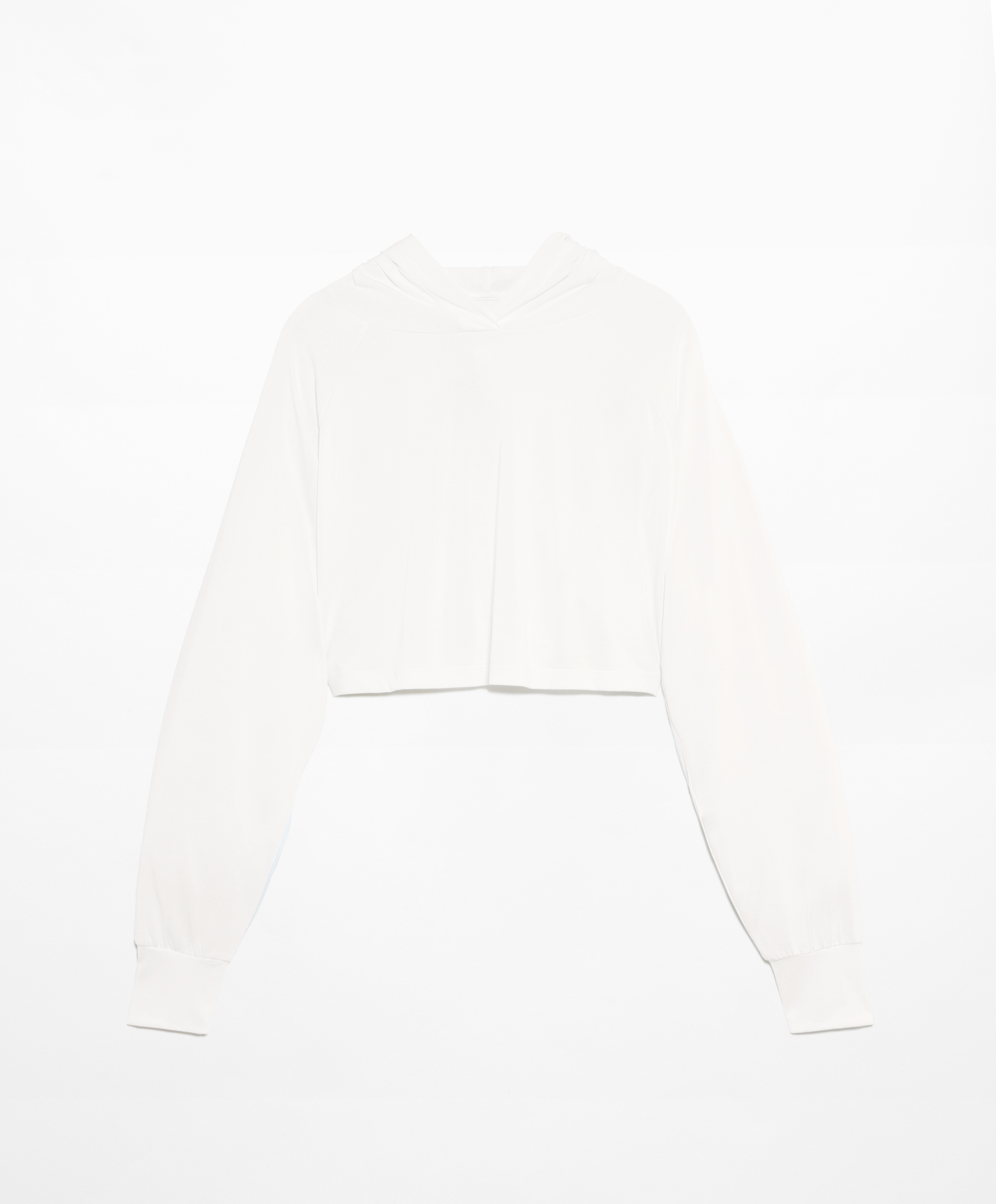 White hot sale cropped crewneck