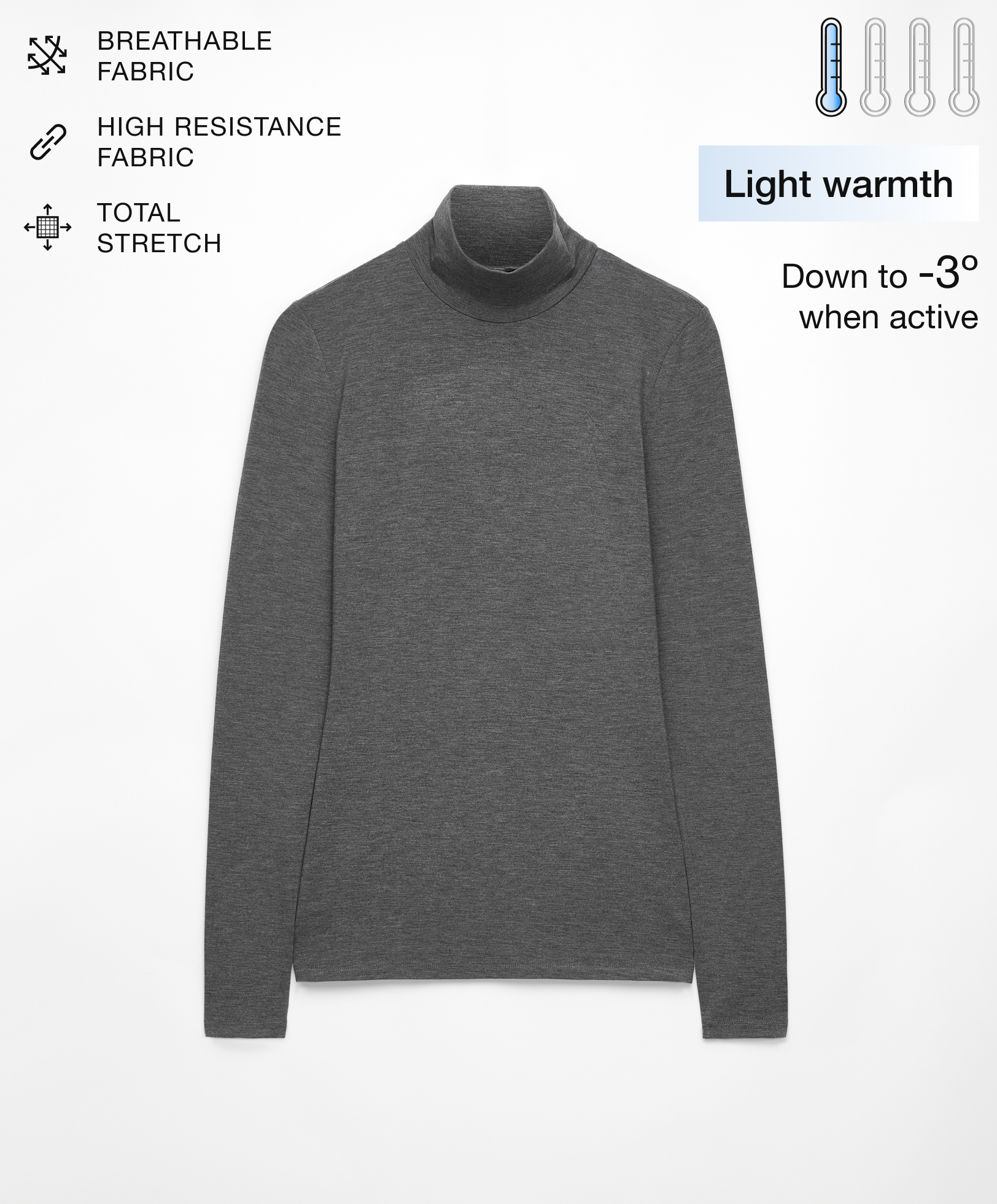 Light Warmth long-sleeved technical top
