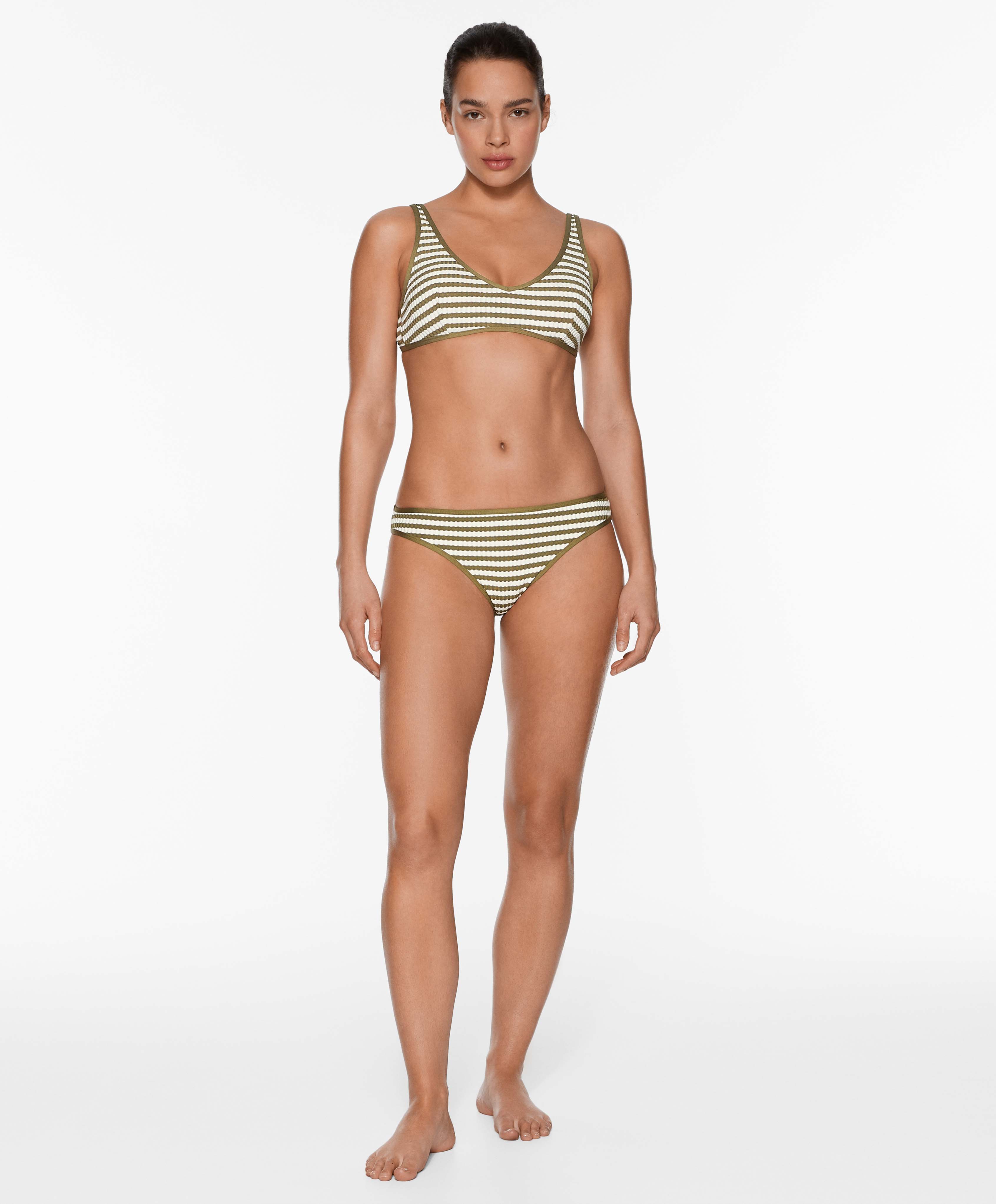 Oysho hot sale striped swimsuit