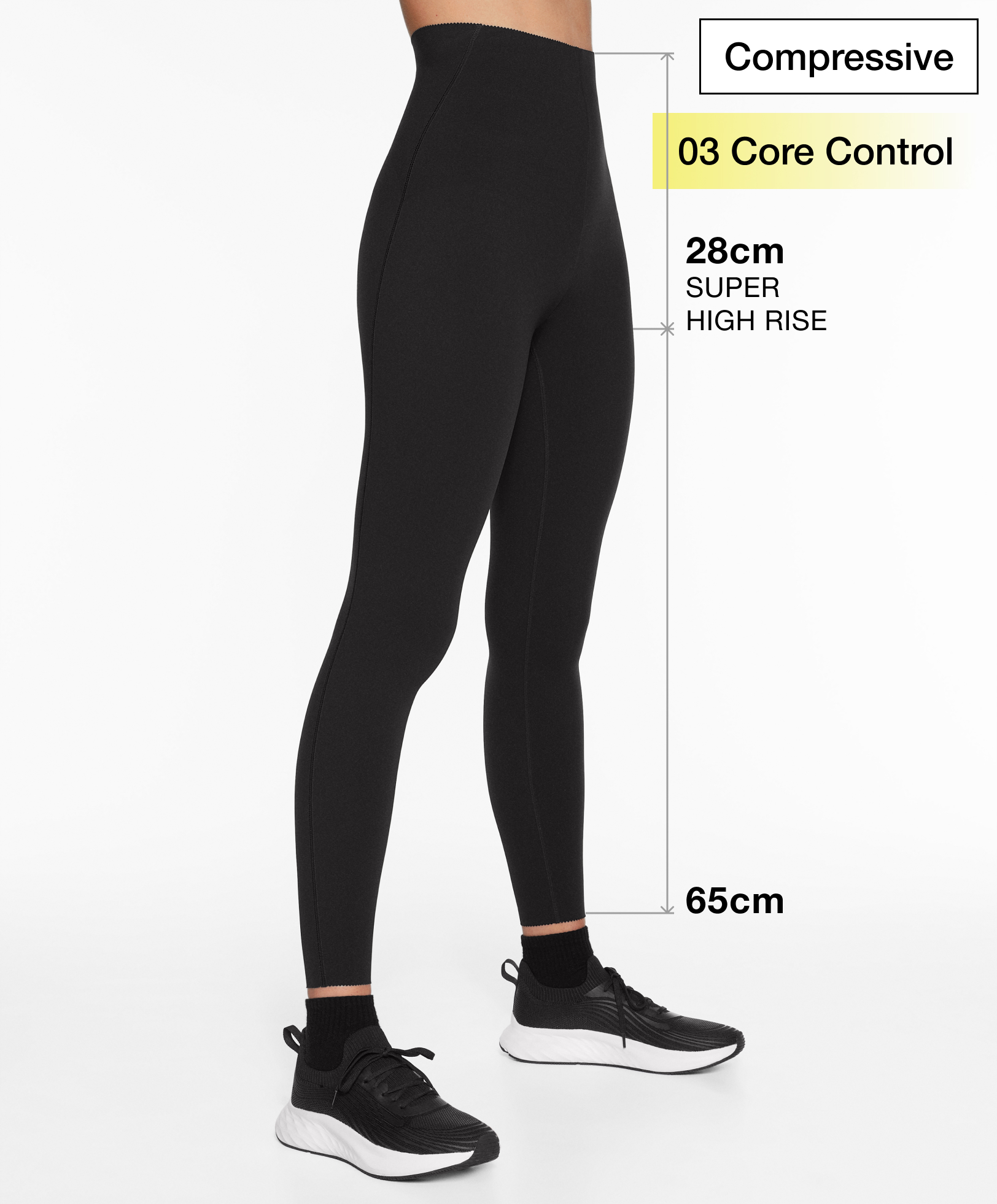 White compression sale tights women's